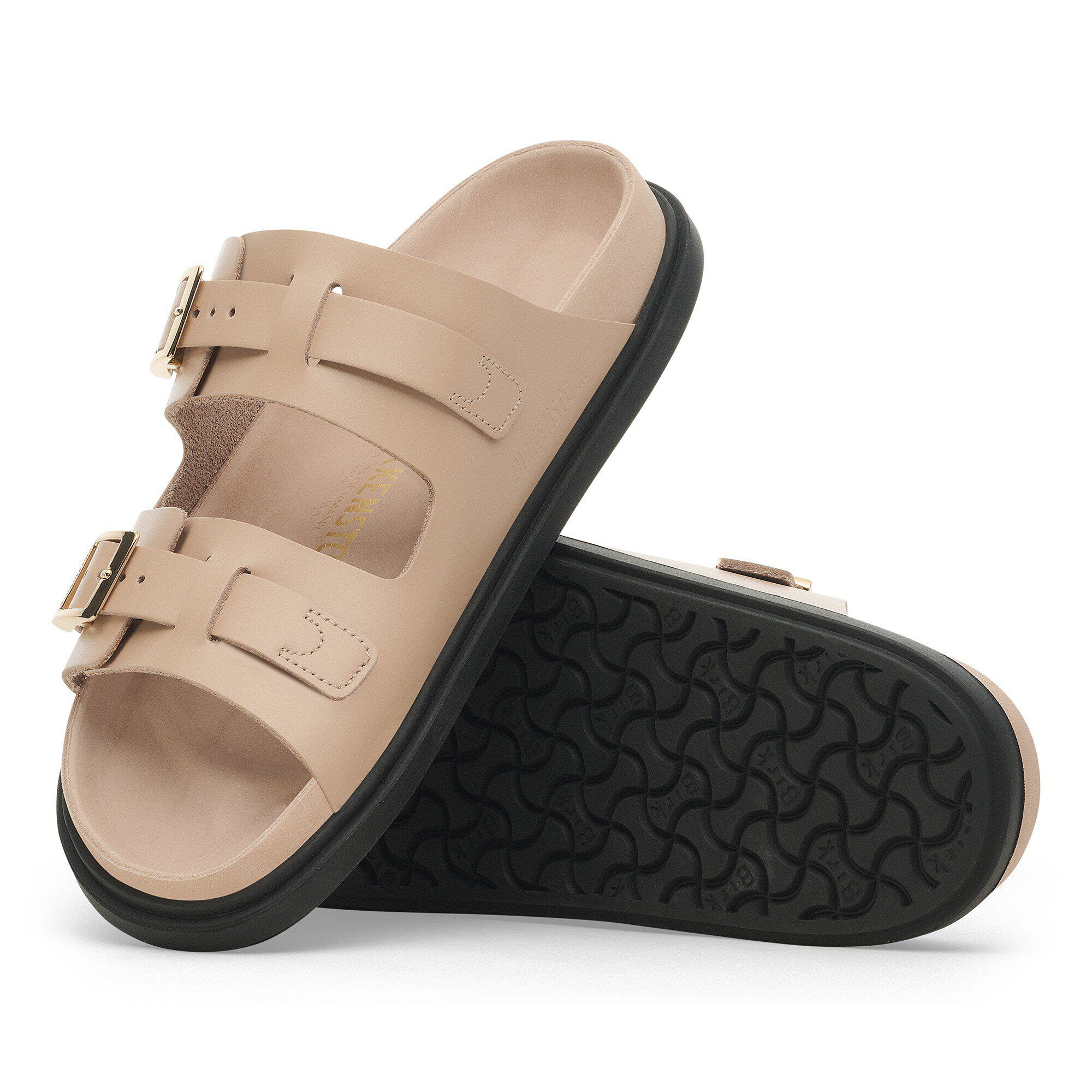 St Barths Natural Leather with outer sole details