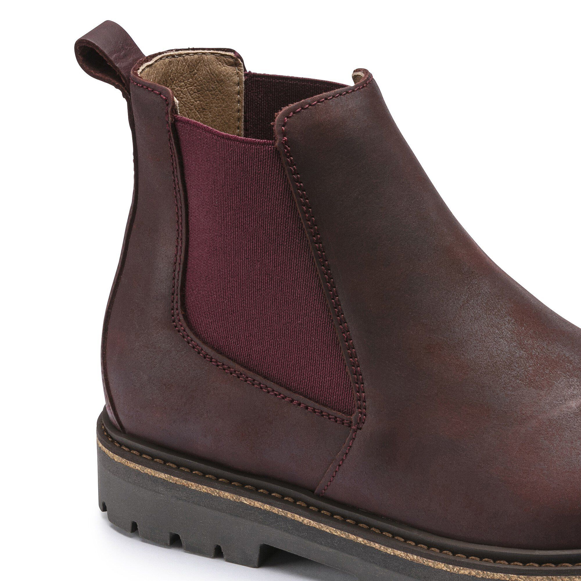 Stalon Women/スタロン ヌバックレザー Close-up view showing material detail