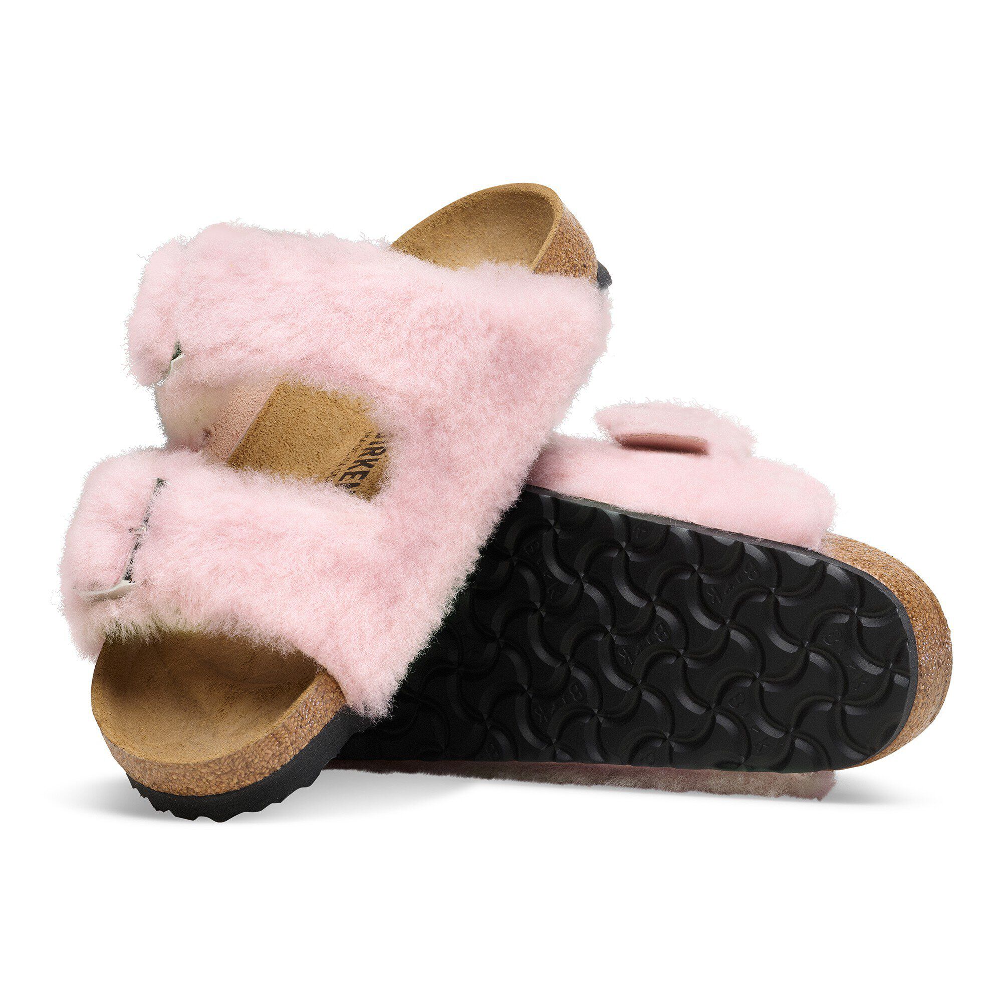 Arizona Shearling Rivet Logo OS / アリゾナ シアリング リベット ロゴ ファー with outer sole details