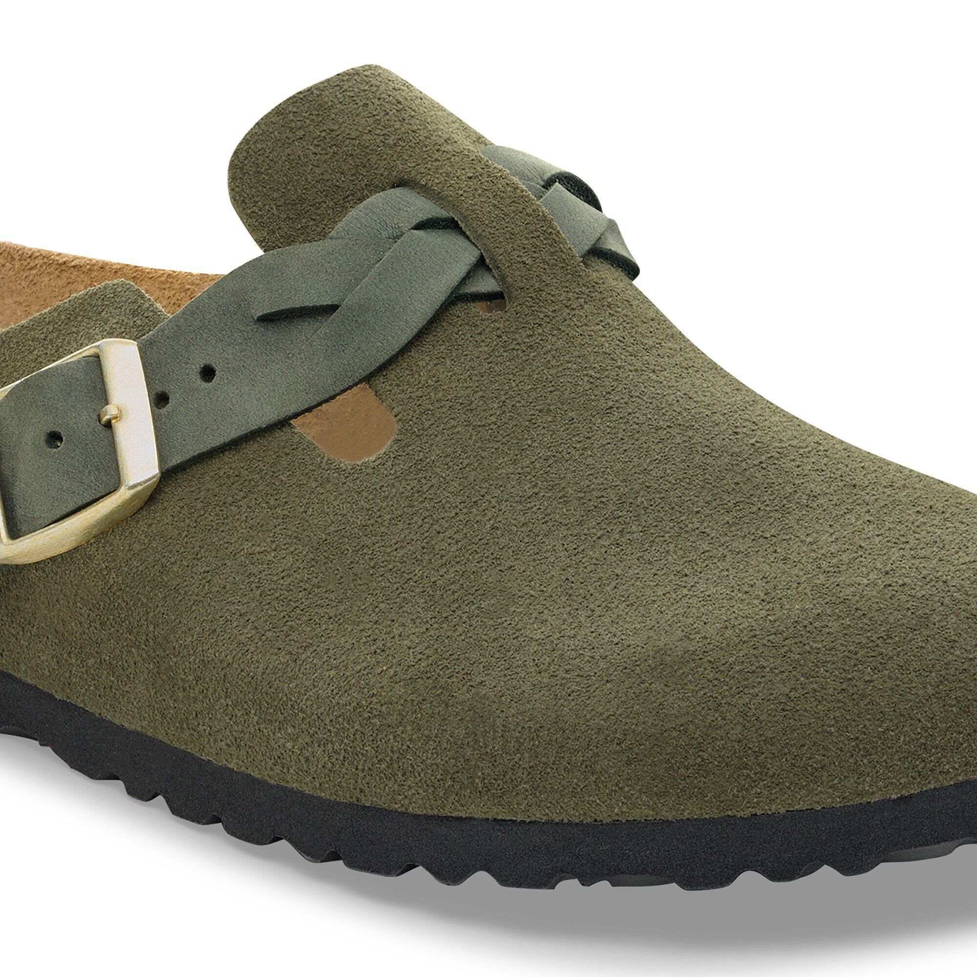 Boston Braided Suede Leather