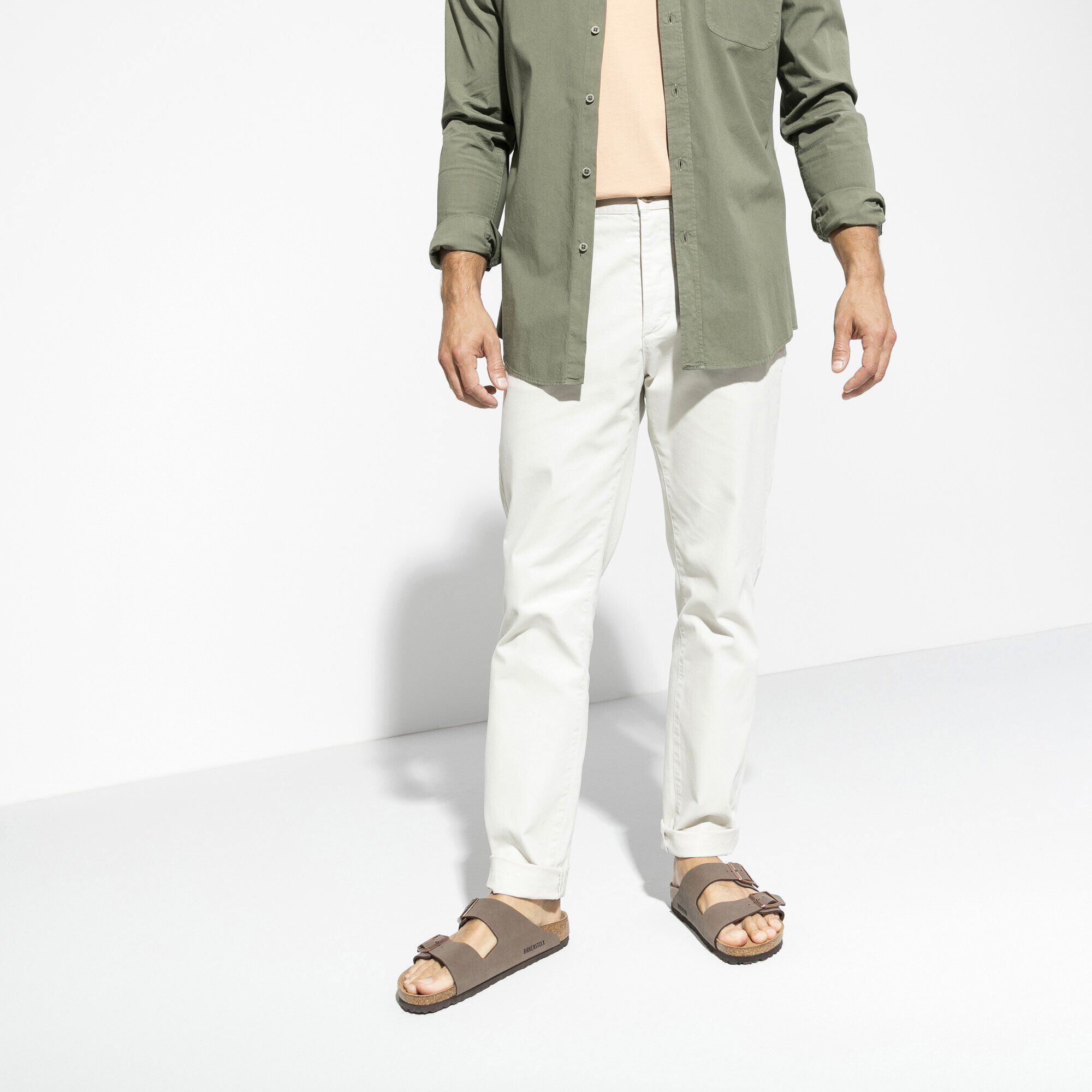 Arizona Birko-Flor Nubuk Close-up view showing material detail