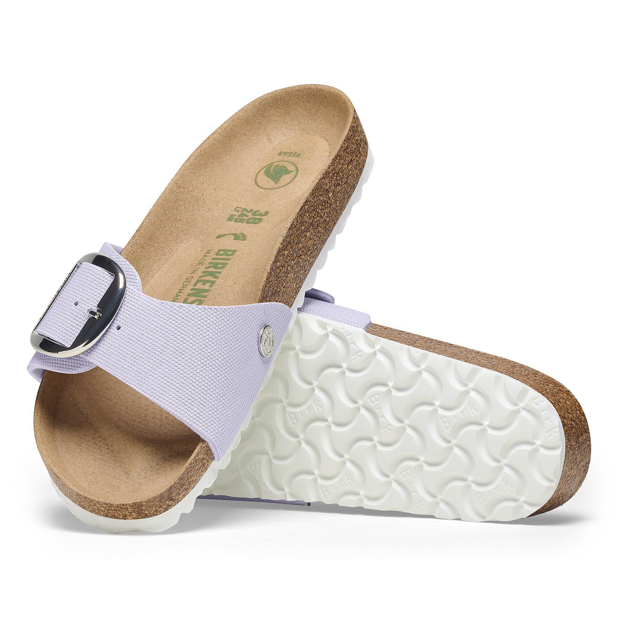 Madrid Big Buckle Rivet Logo Textile with outer sole details