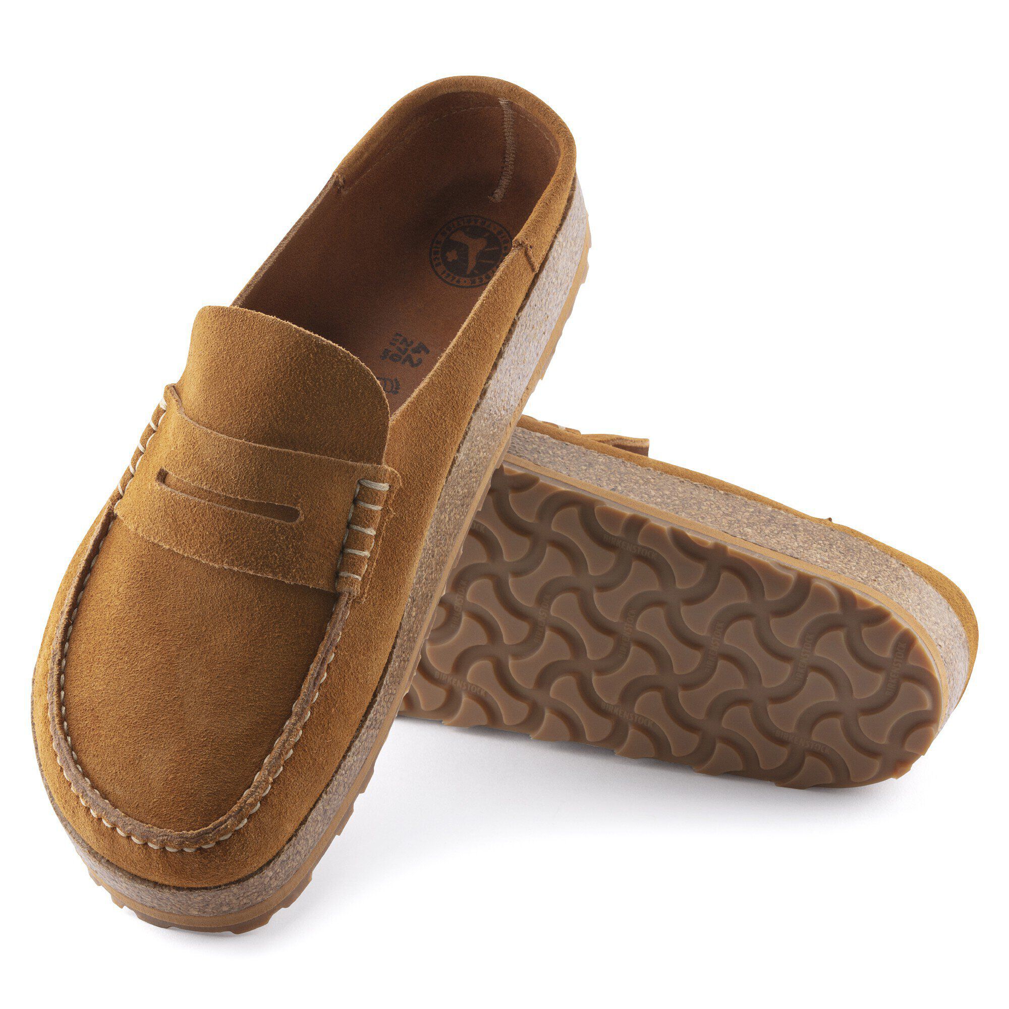 네이플스 스웨이드 가죽 with outer sole details