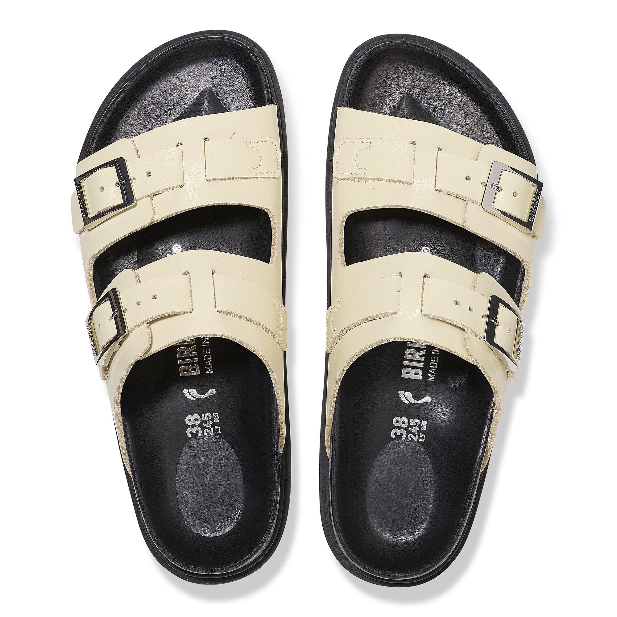 St Barths Natural Leather in Color Butter | BIRKENSTOCK Singapore