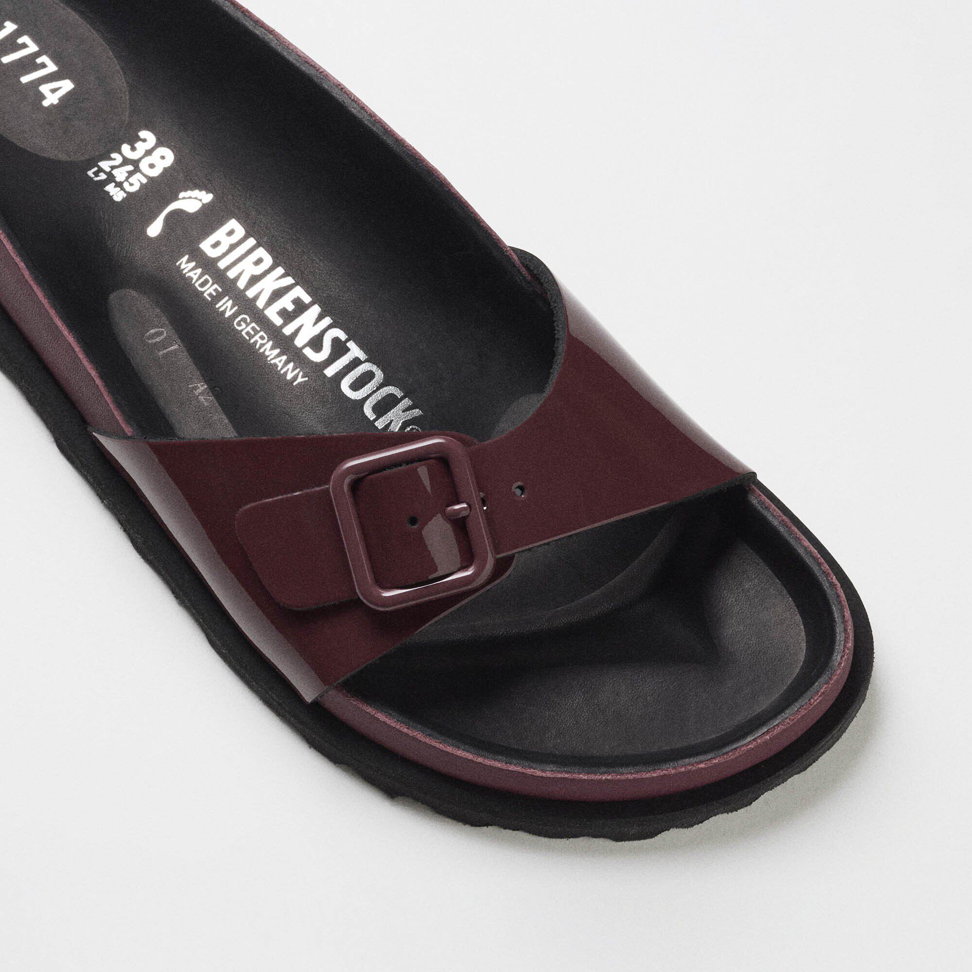 1774 Madrid Leather Patent Leather - a top view