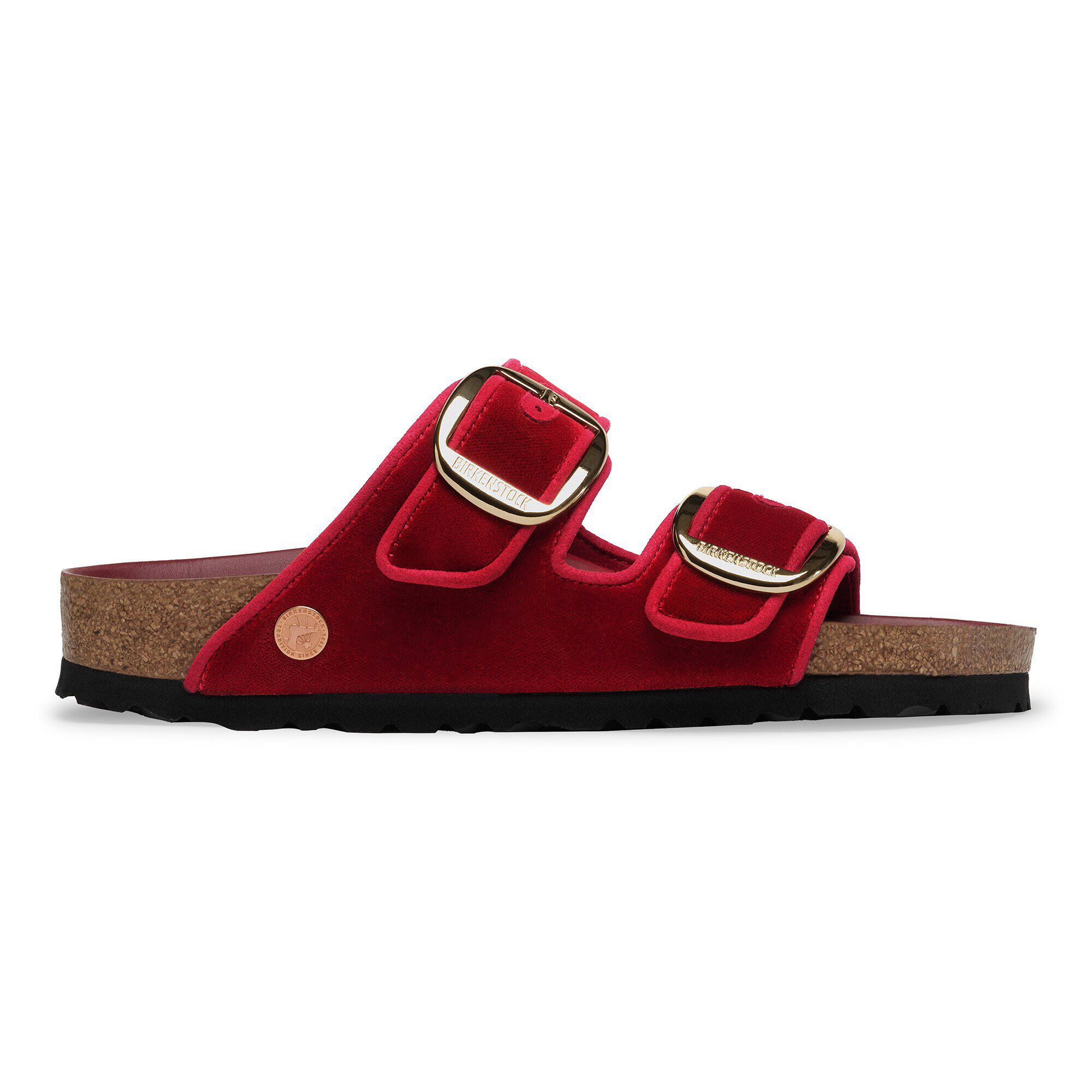 Arizona Big Buckle Piping Rivet Logo Textile in Color Mars Red