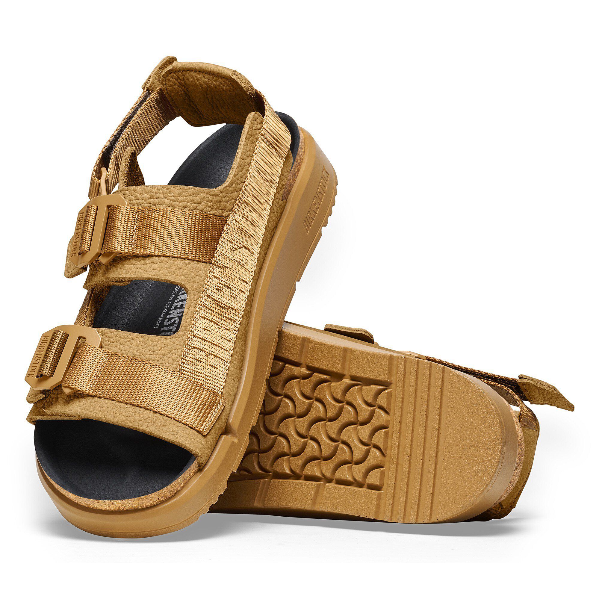 Shinjuku Natural Leather/Textile with outer sole details