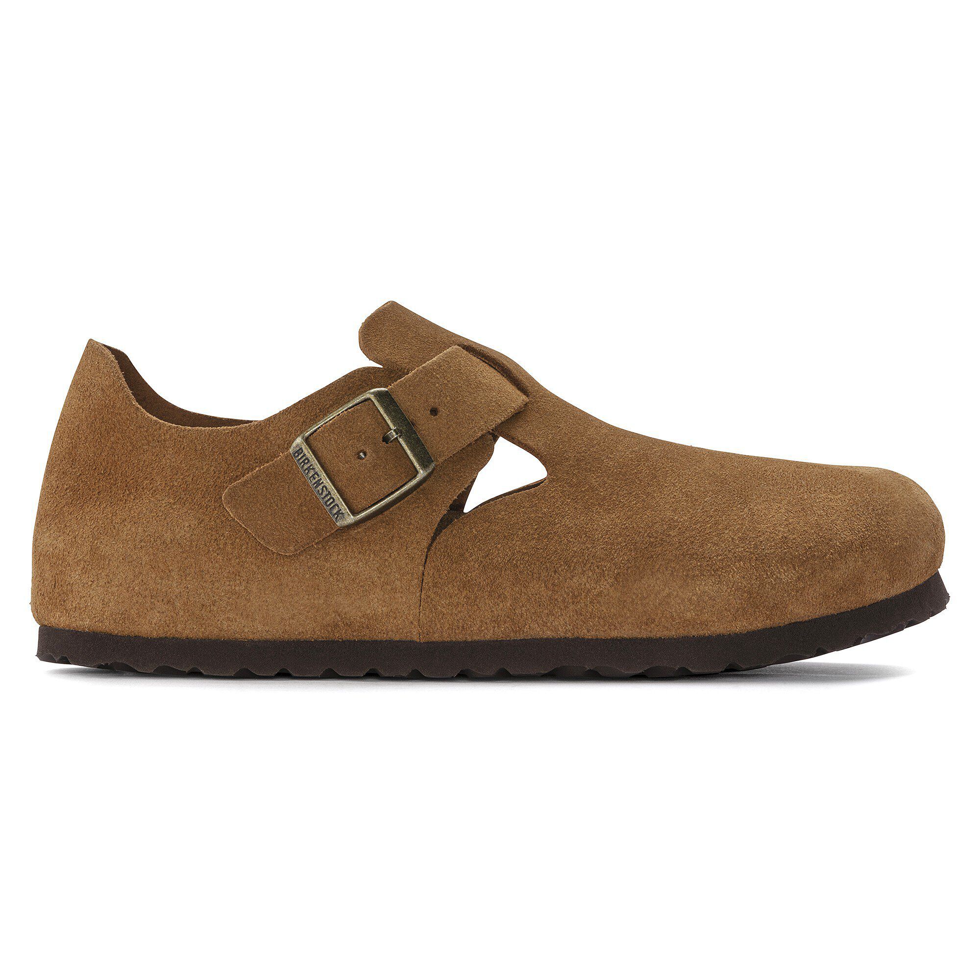 London Suede Leather - a side view