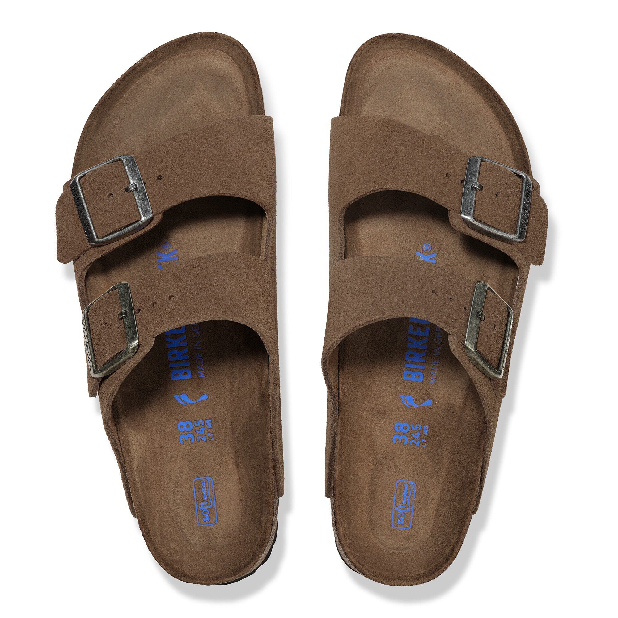 Arizona Soft Footbed Suede Leather - a top view