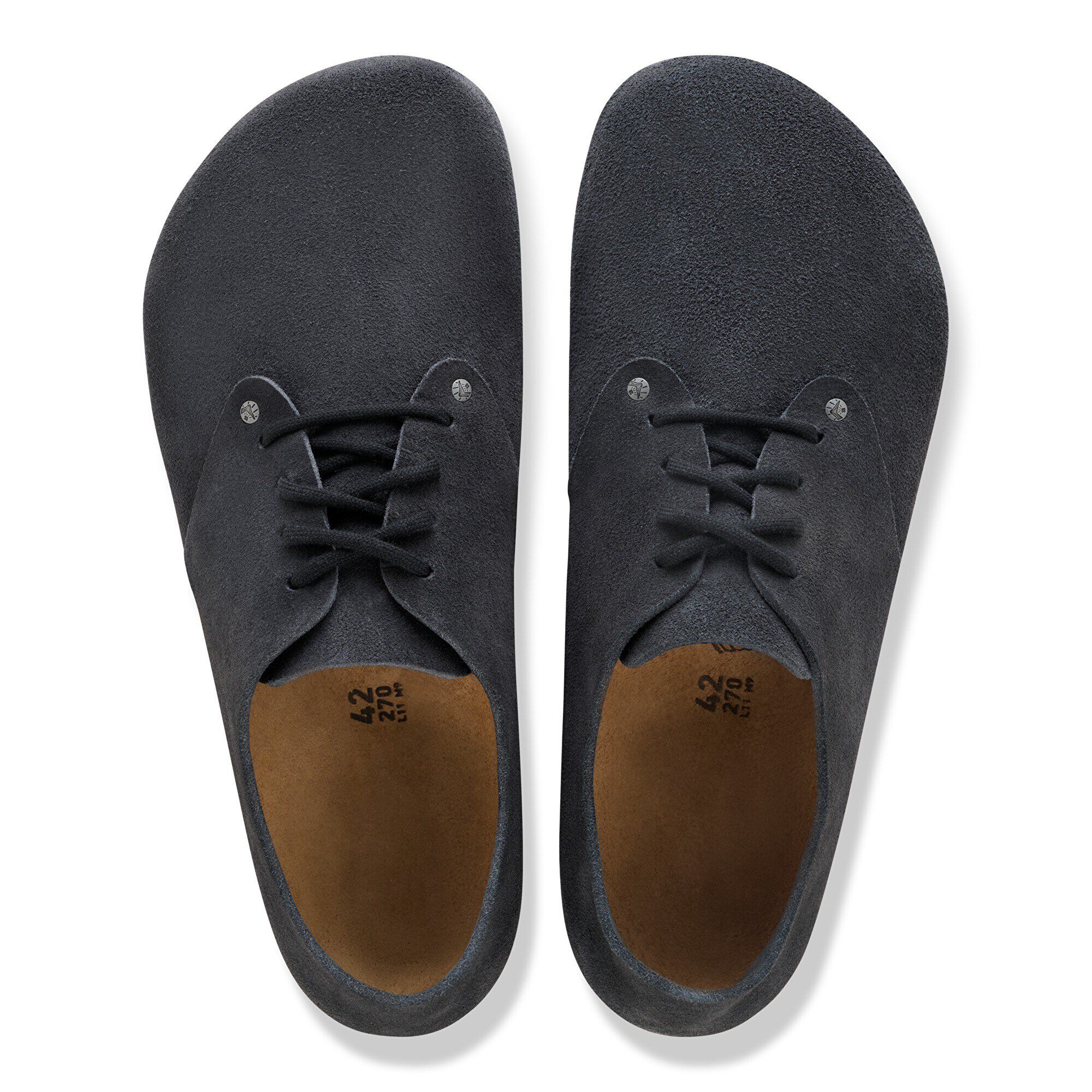 Maine / メイン」（スエードレザー、チャコール）| BIRKENSTOCK（日本）