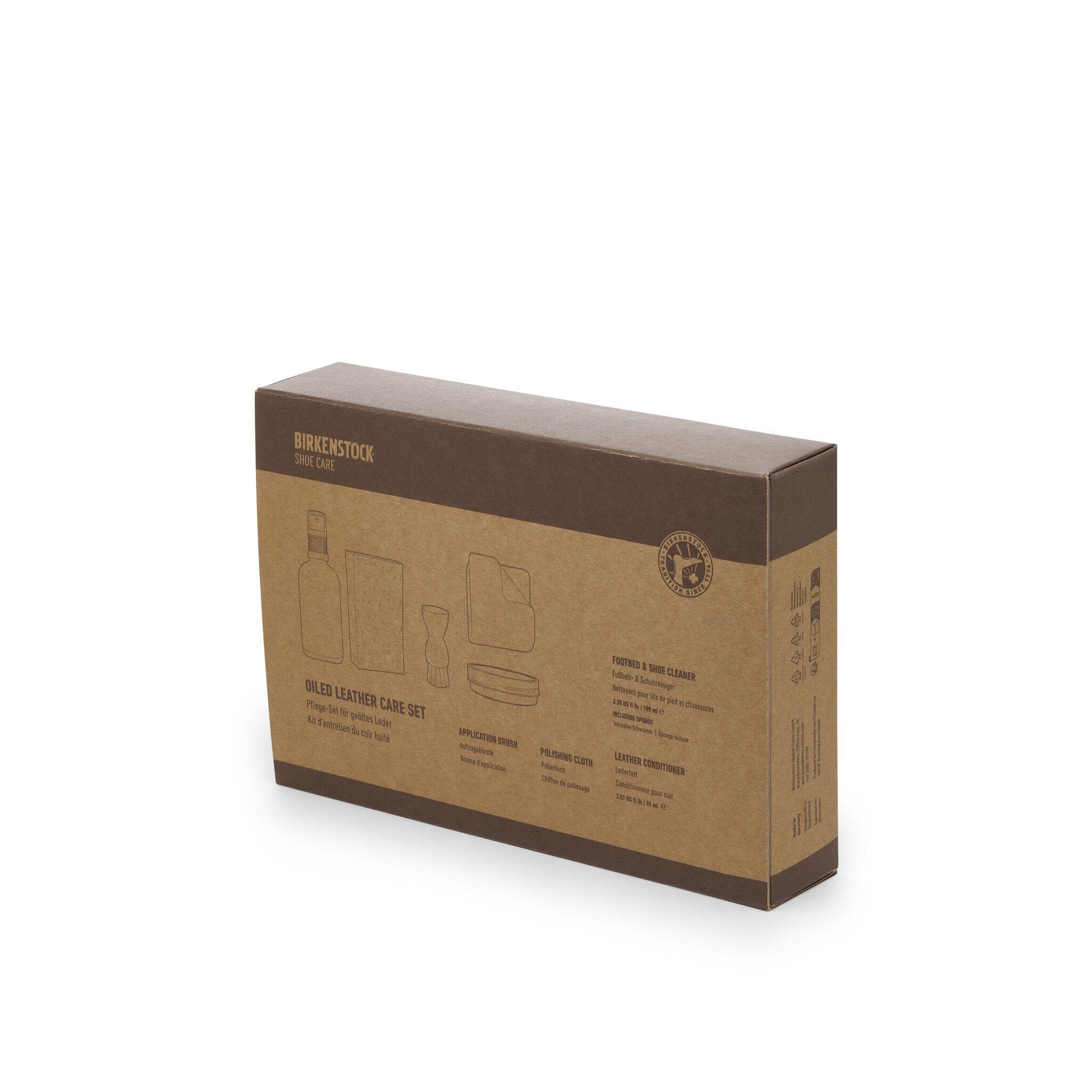 Oiled Leather Care Set  - a top view