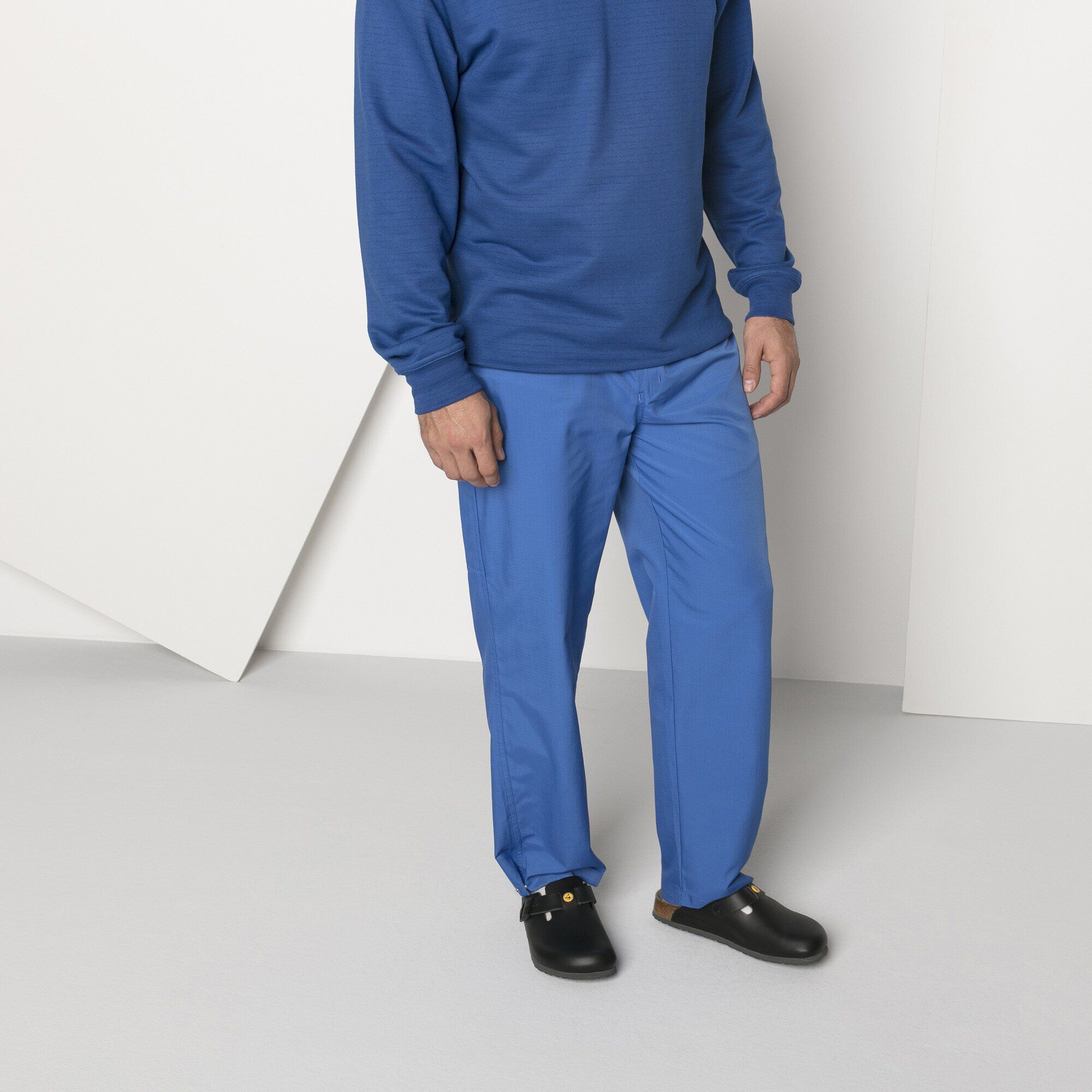 Boston ESD Natural Leather Close-up view showing material detail