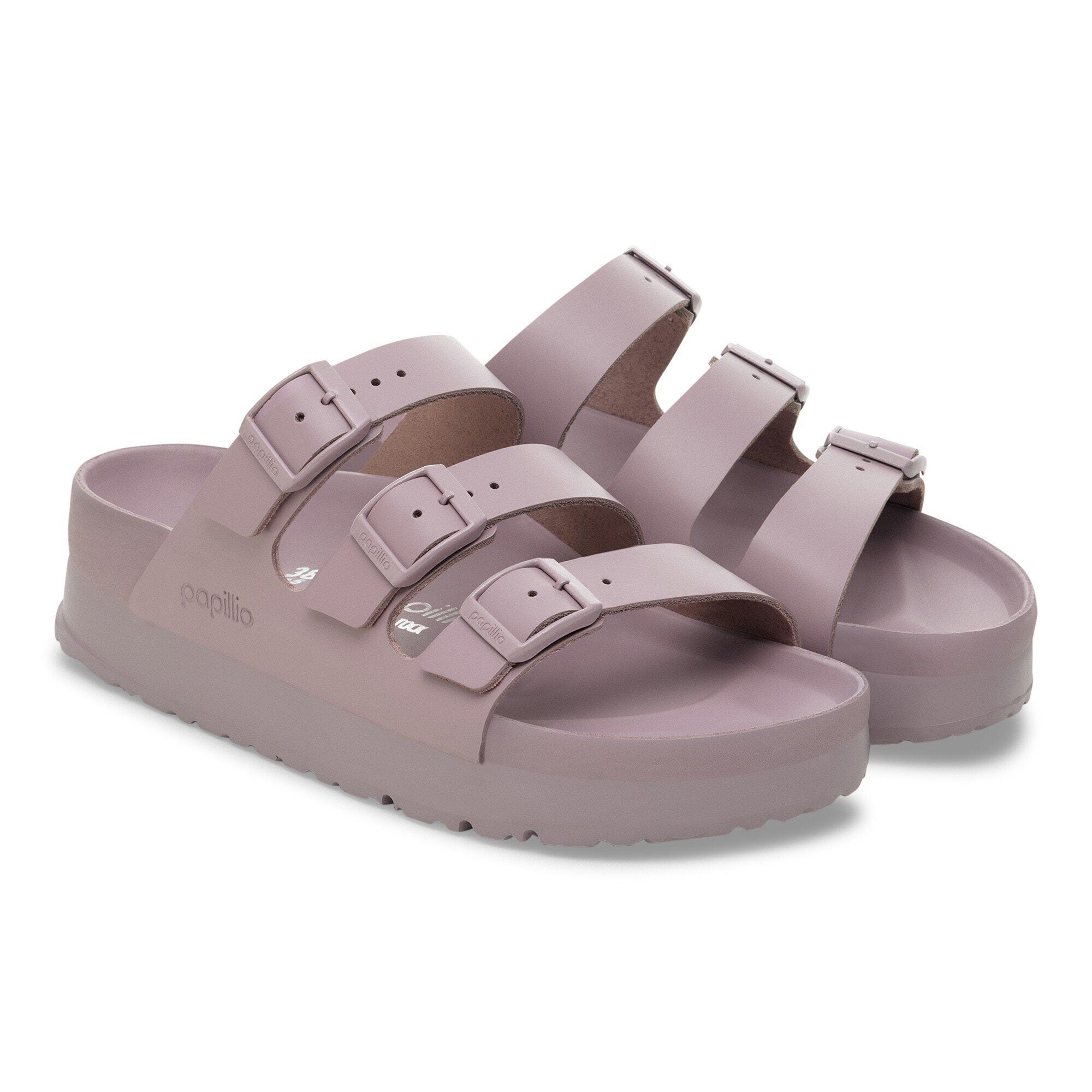 Florida III PAP Flex Platform Natural Leather - shown as a pair