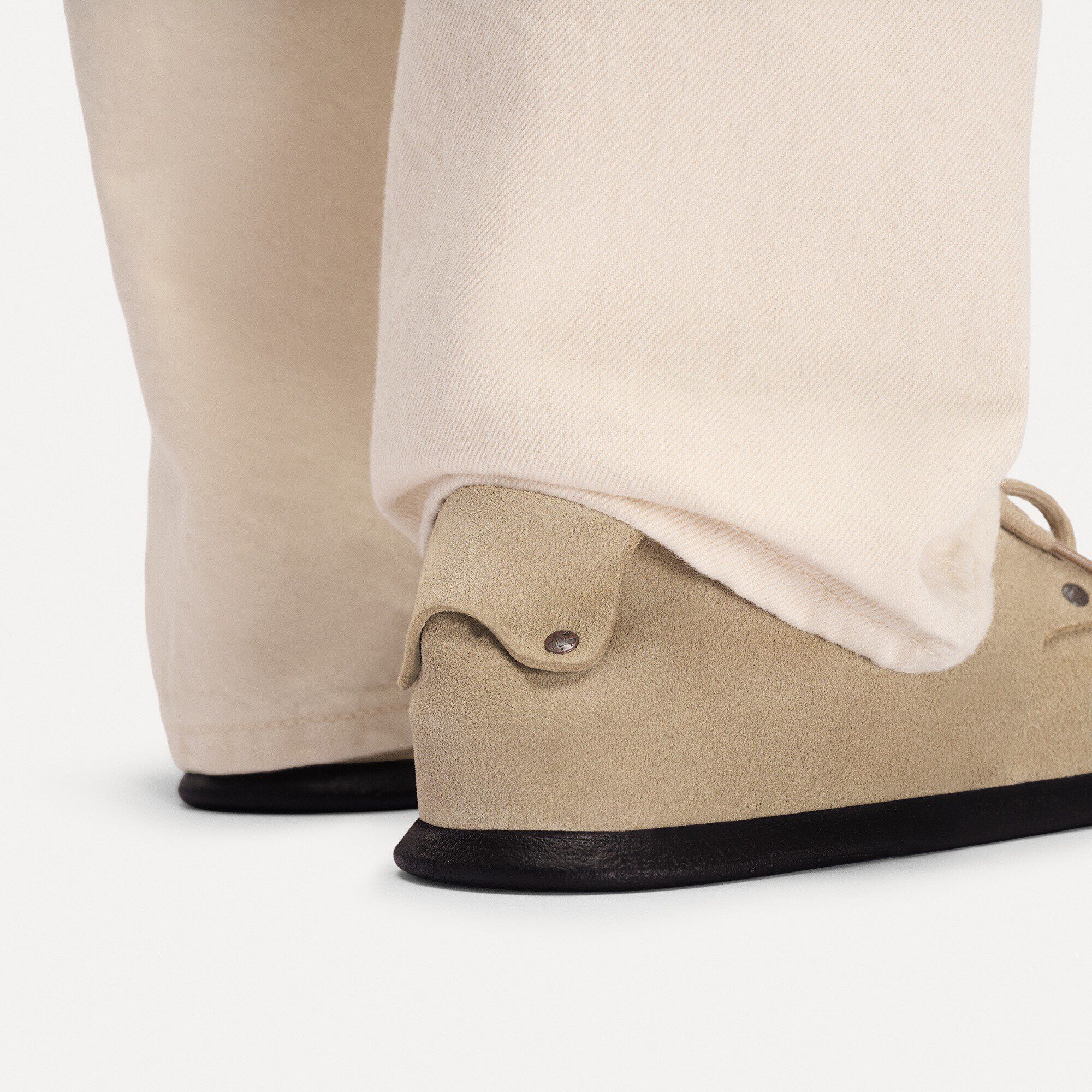 Montana Suede Leather Close-up with a male model