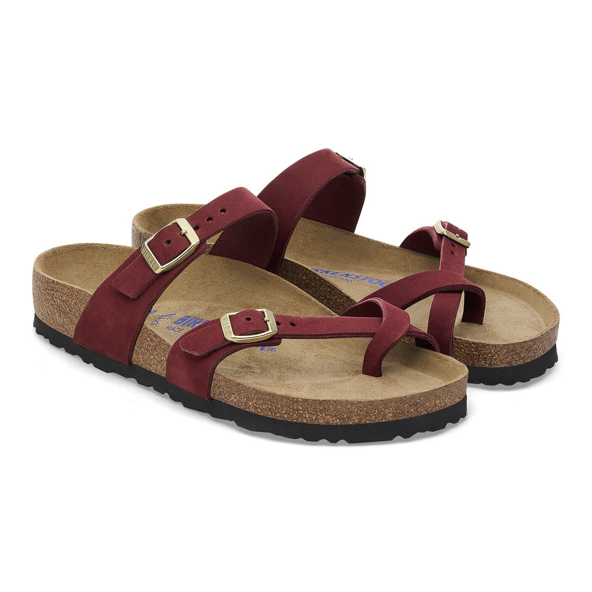 Mayari Soft Footbed Nubuk Leather - shown as a pair
