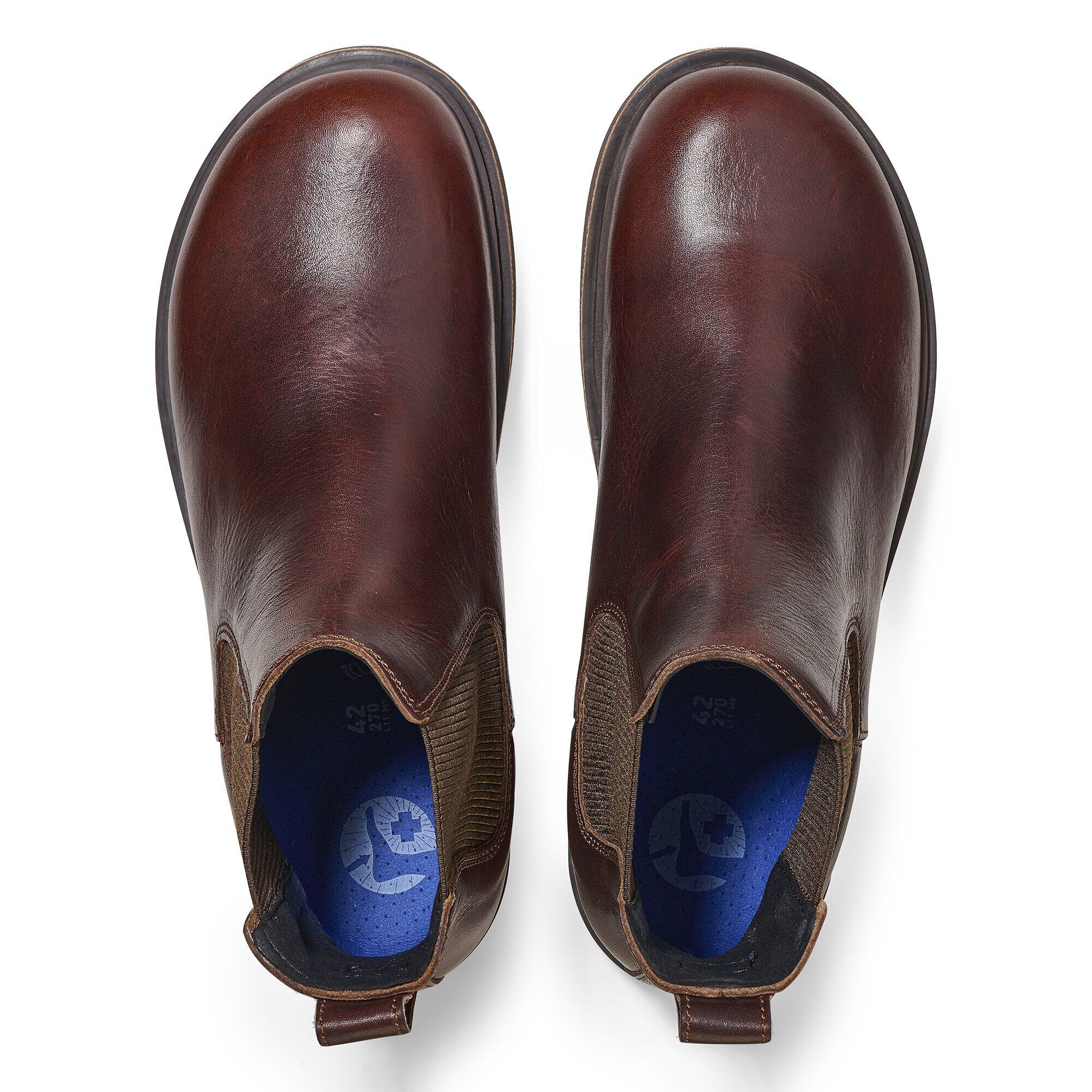 Highwood Slip On Men Natural Leather - a top view