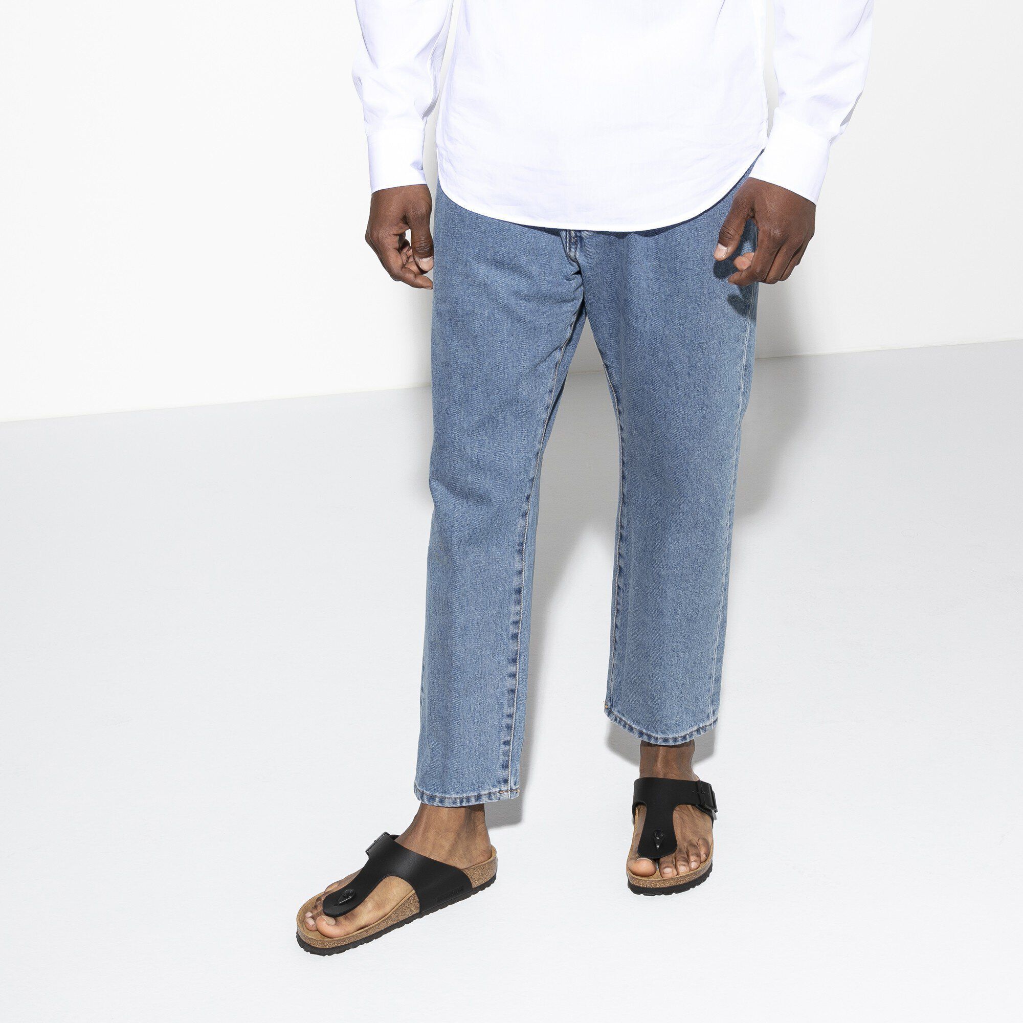   Close-up with a male model