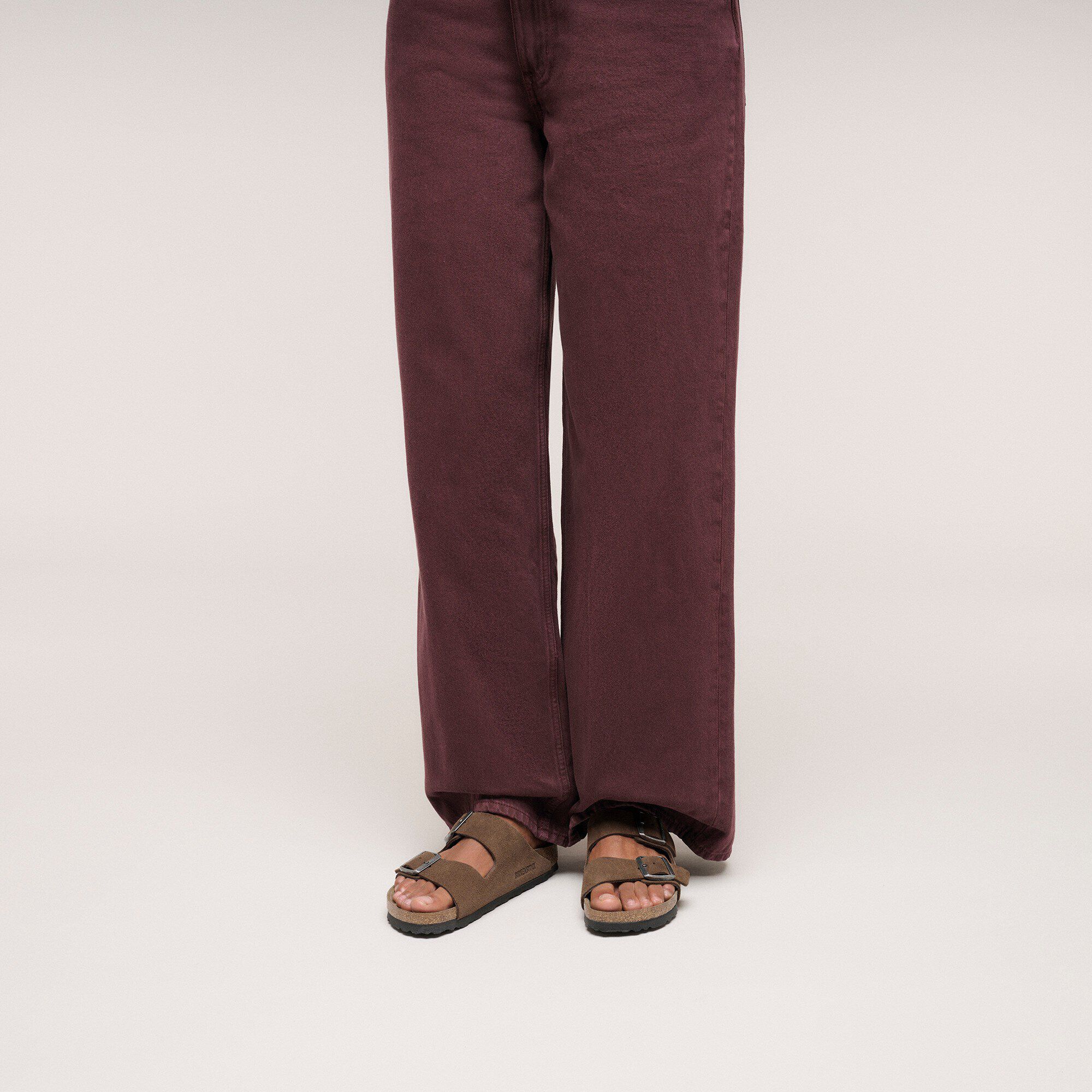 Arizona Soft Footbed Suede Leather with a female model