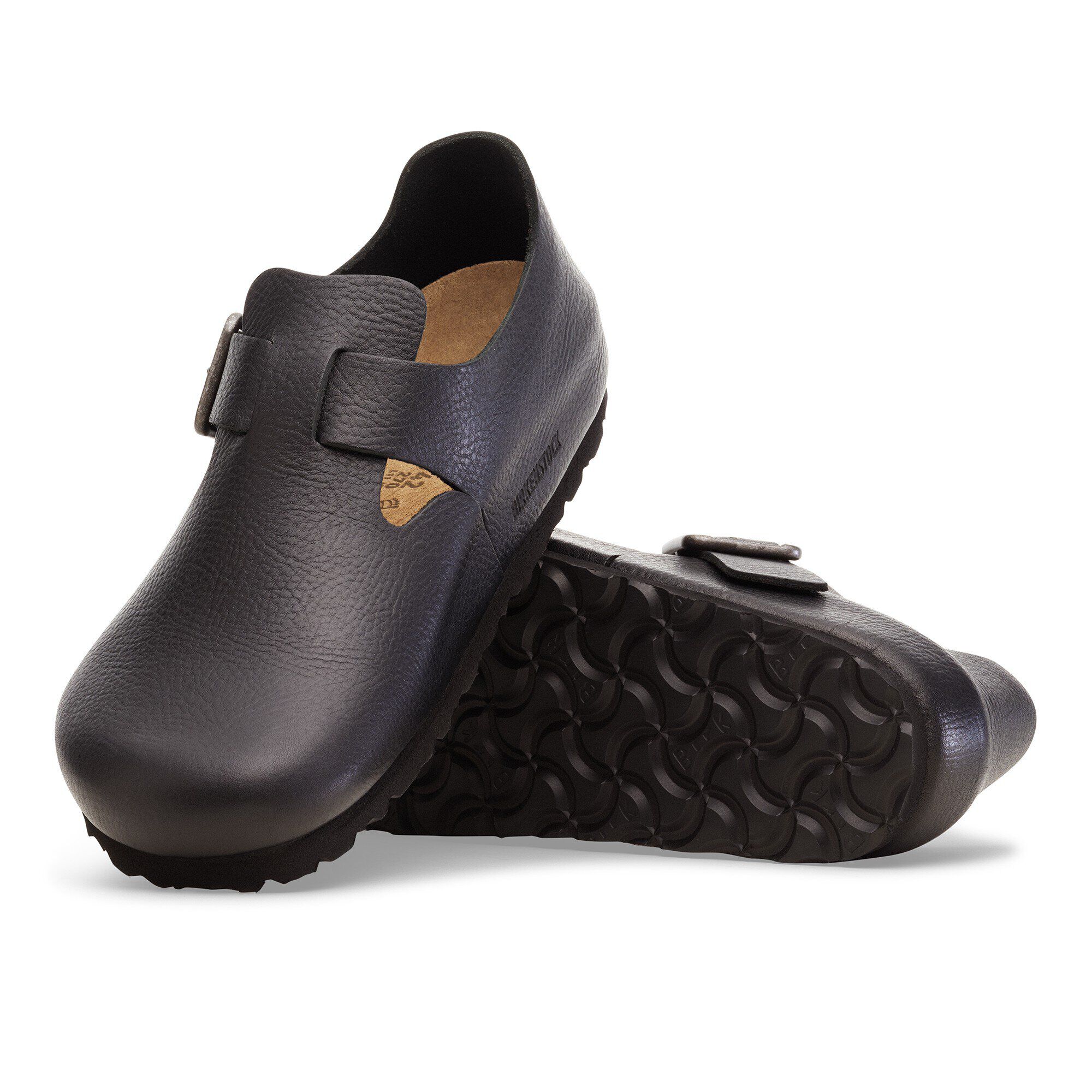 London Wire Buckle Natural Leather with outer sole details