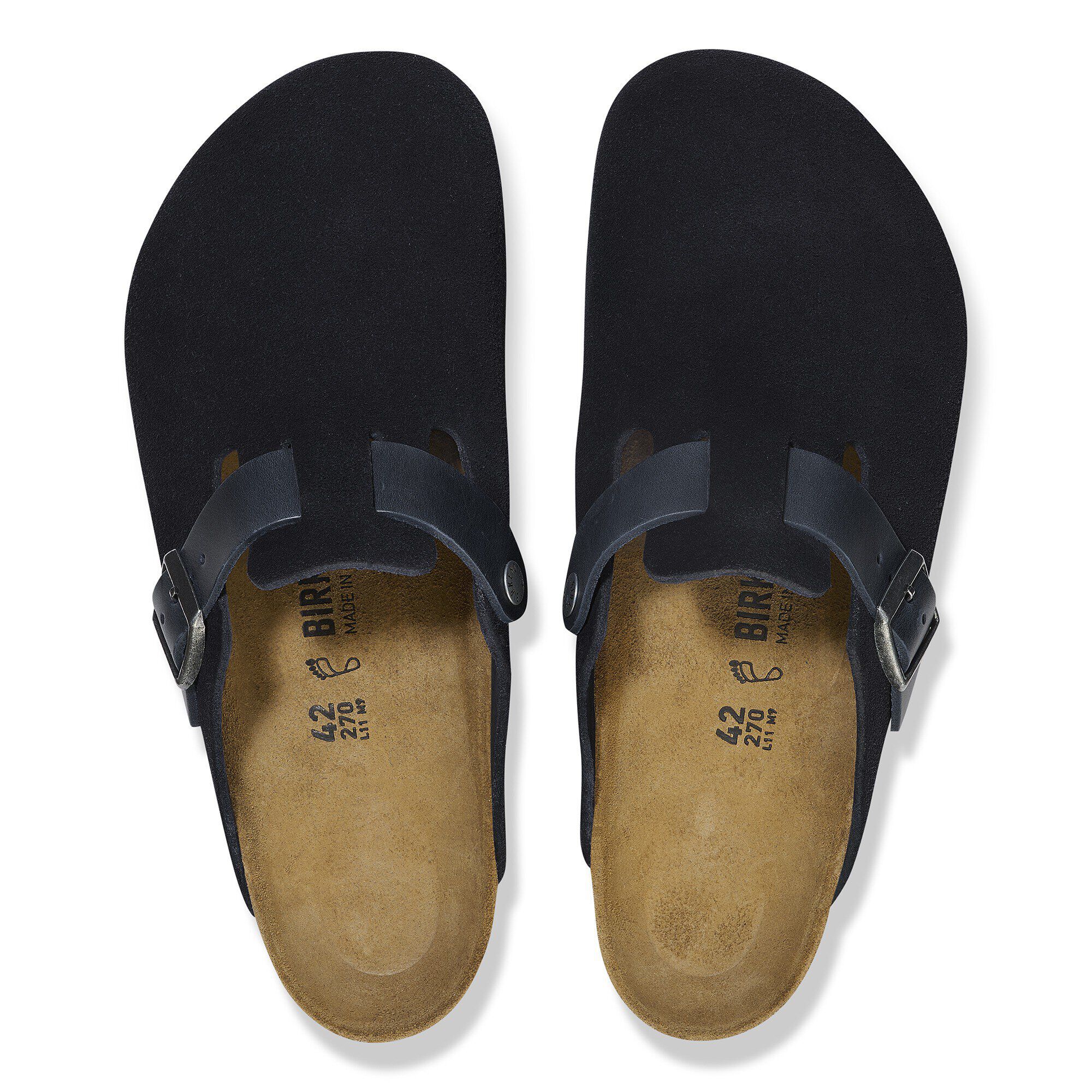 Boston Mixed Leather in Color Midnight | BIRKENSTOCK Singapore