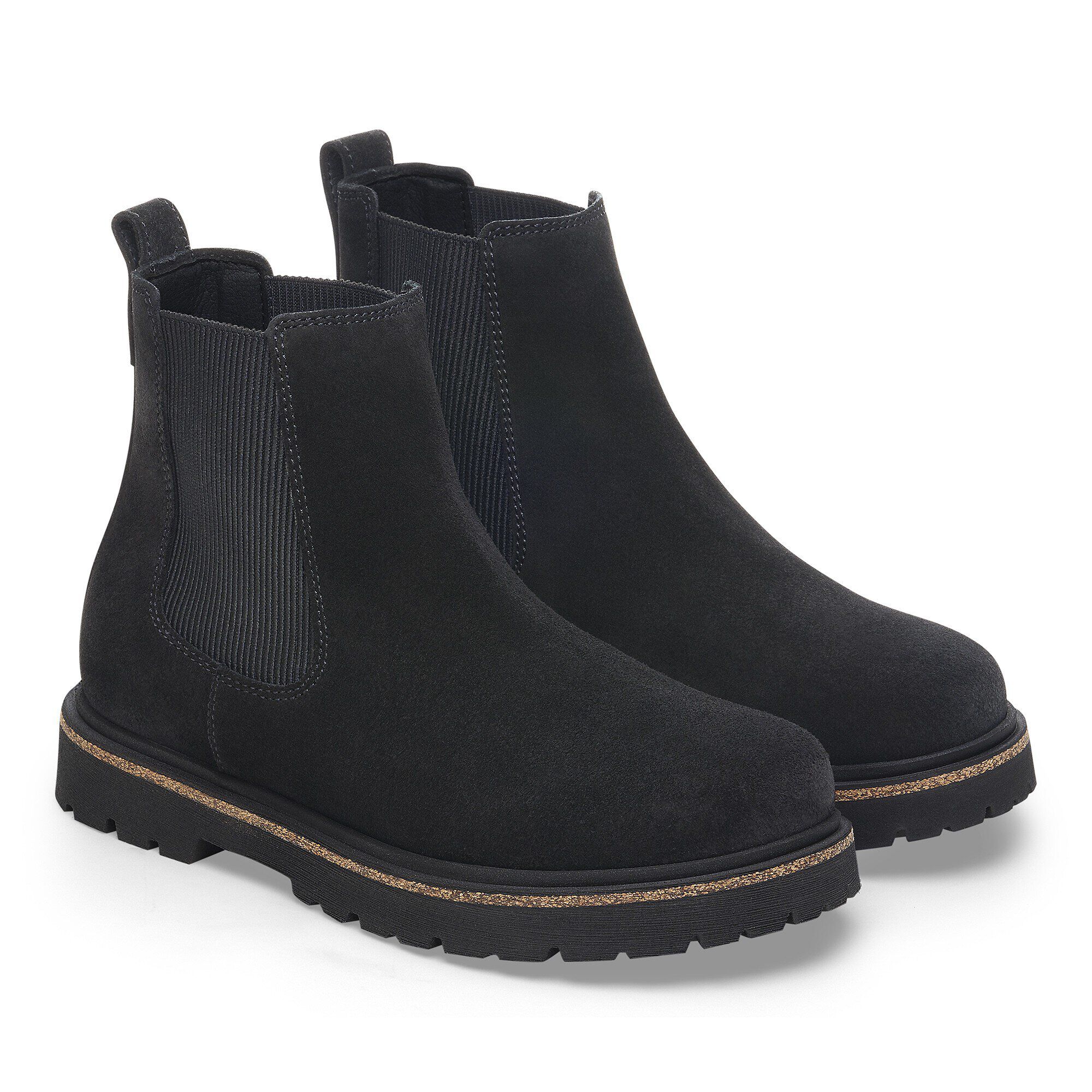 Highwood Slip On Men」（スエードレザー、ブラック）| BIRKENSTOCK