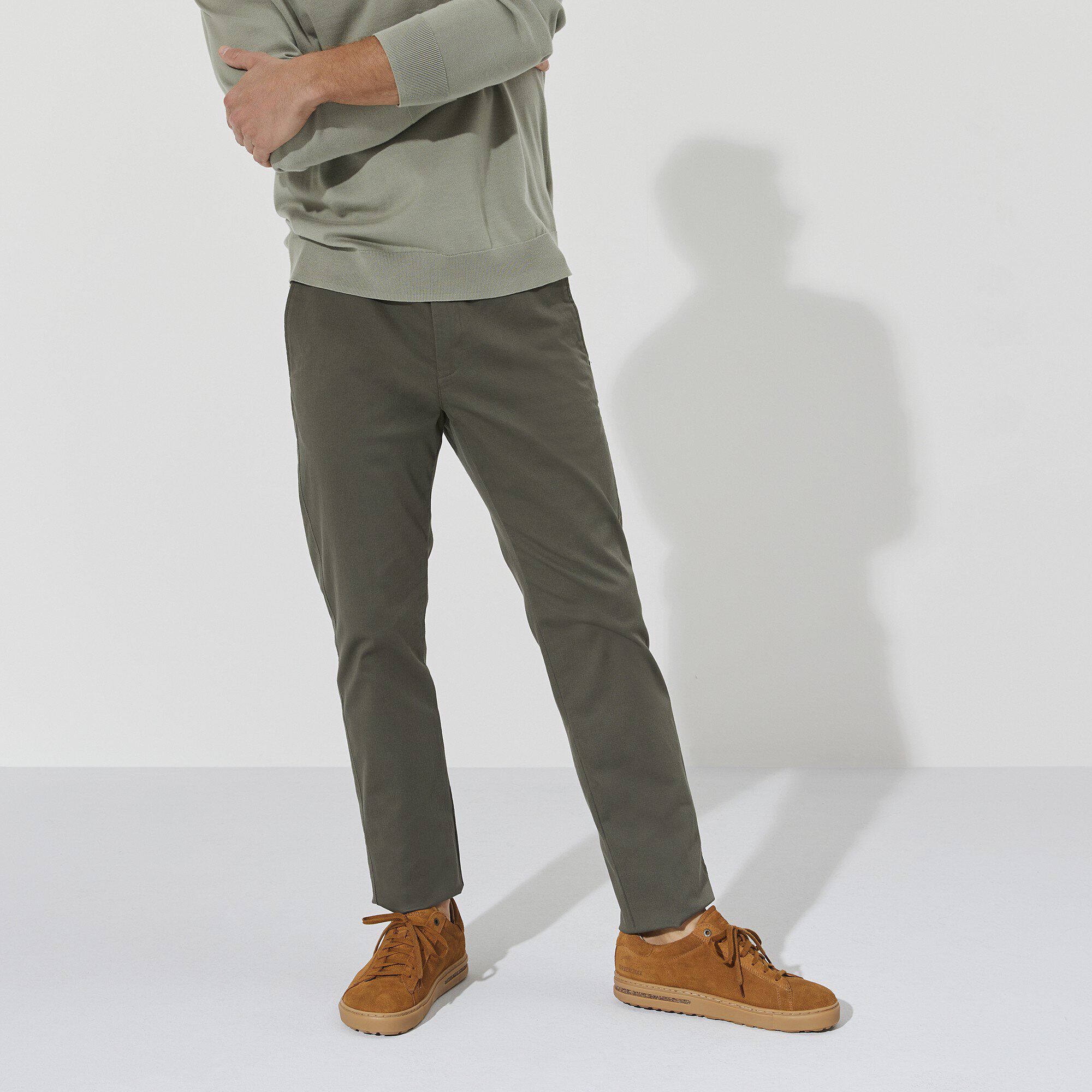 Bend Low Suede Leather Close-up with a male model