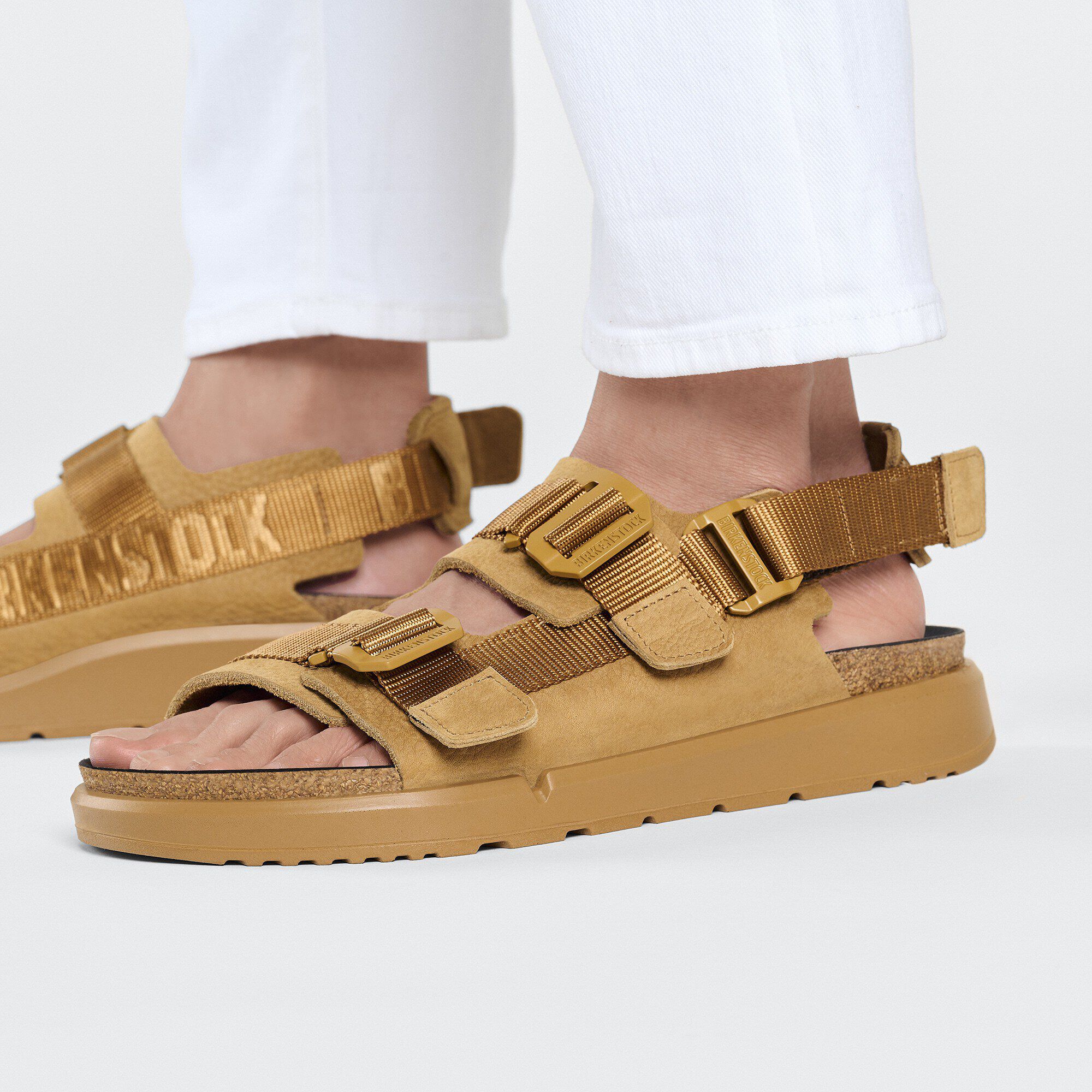 Shinjuku Natural Leather/Textile with a male model