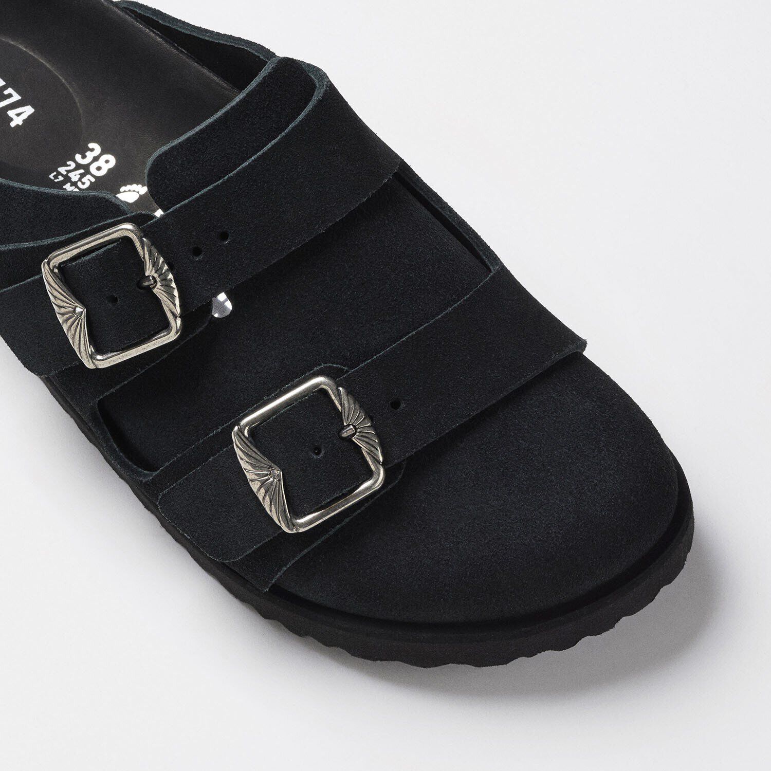 1774 222 West Suede Suede Leather in Color Black | BIRKENSTOCK