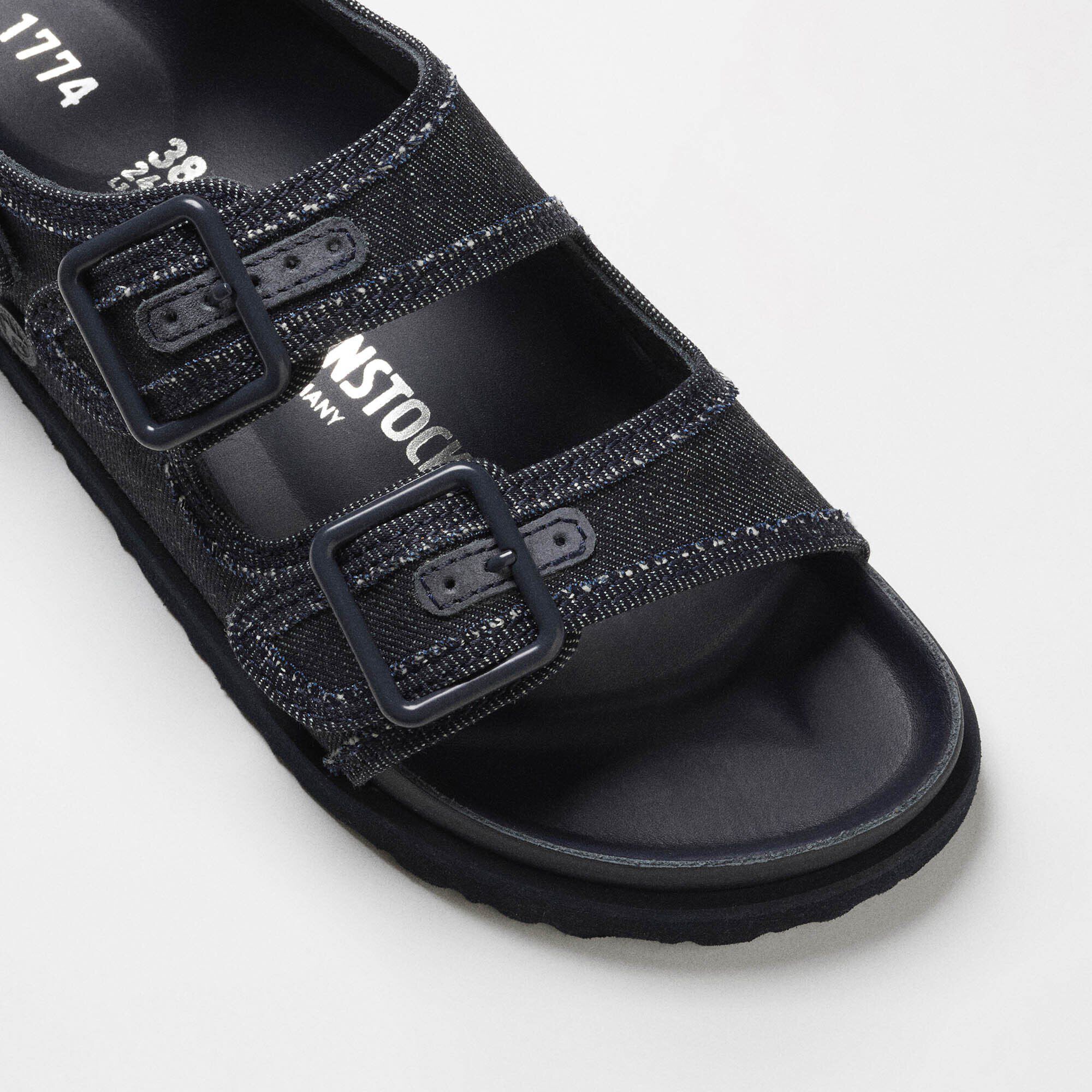 1774 Milano Denim Leather-Cotton - a top view