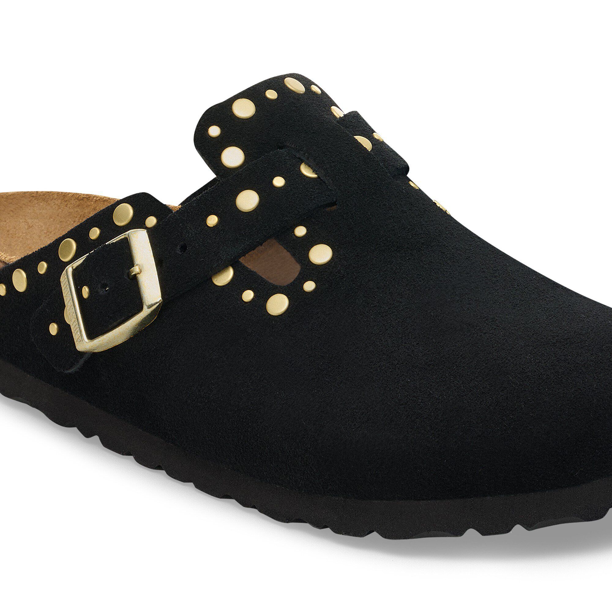 Boston Rivets Suede Leather
