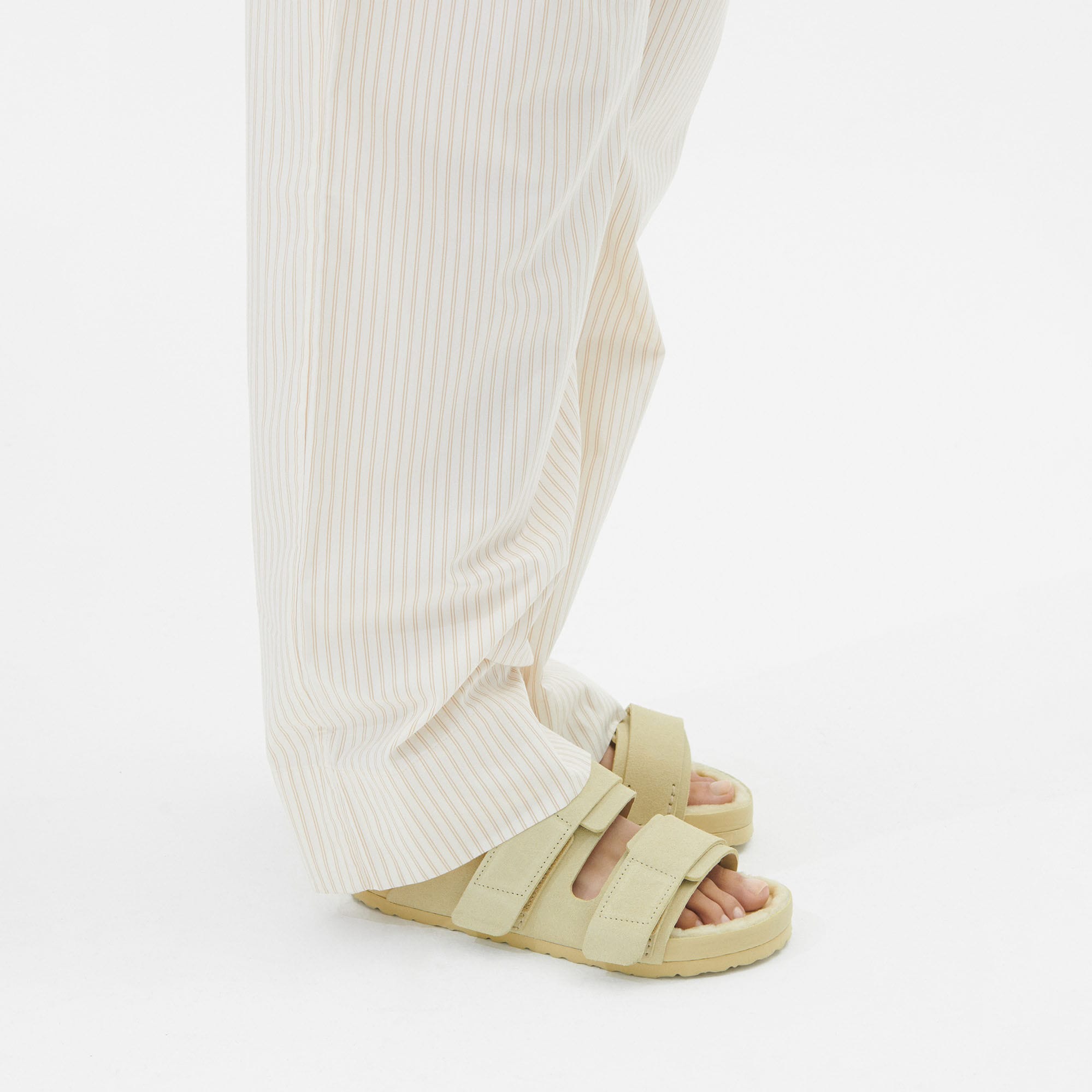 Uji Suede Tekla Suede Leather Close-up view showing material detail