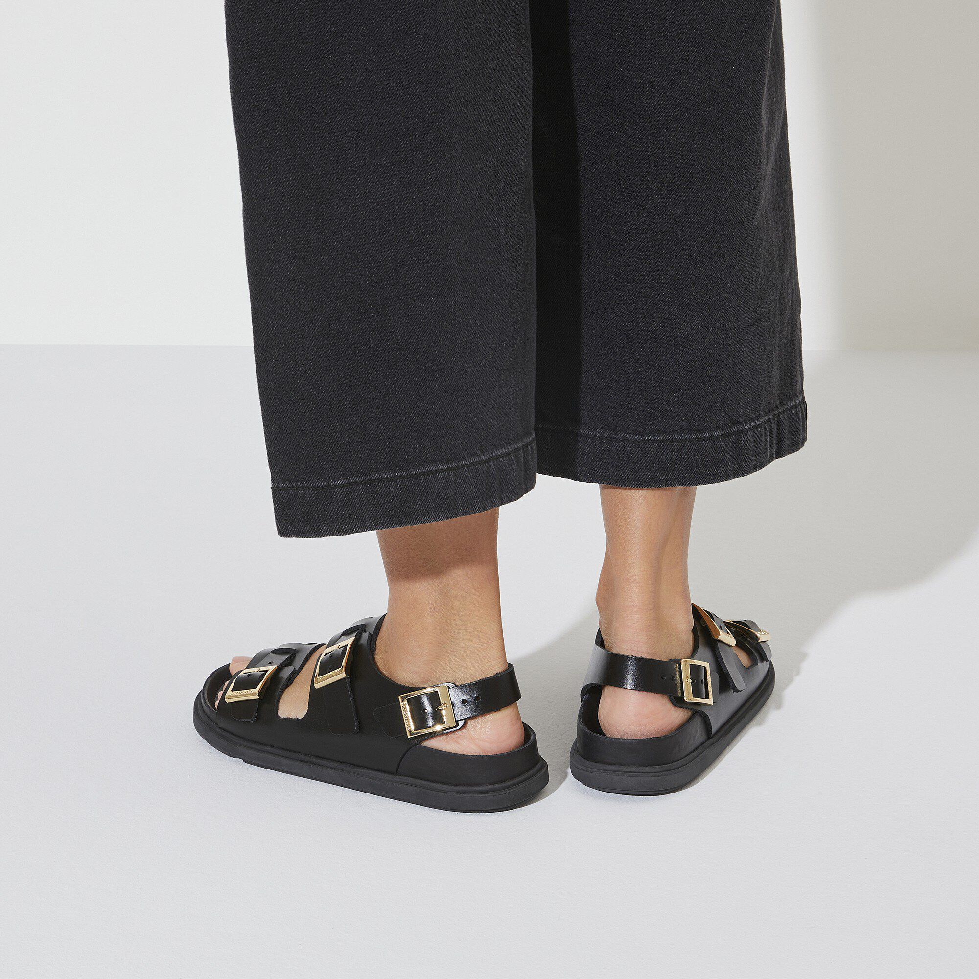 Cannes Natural Leather in Color Black | BIRKENSTOCK Malaysia