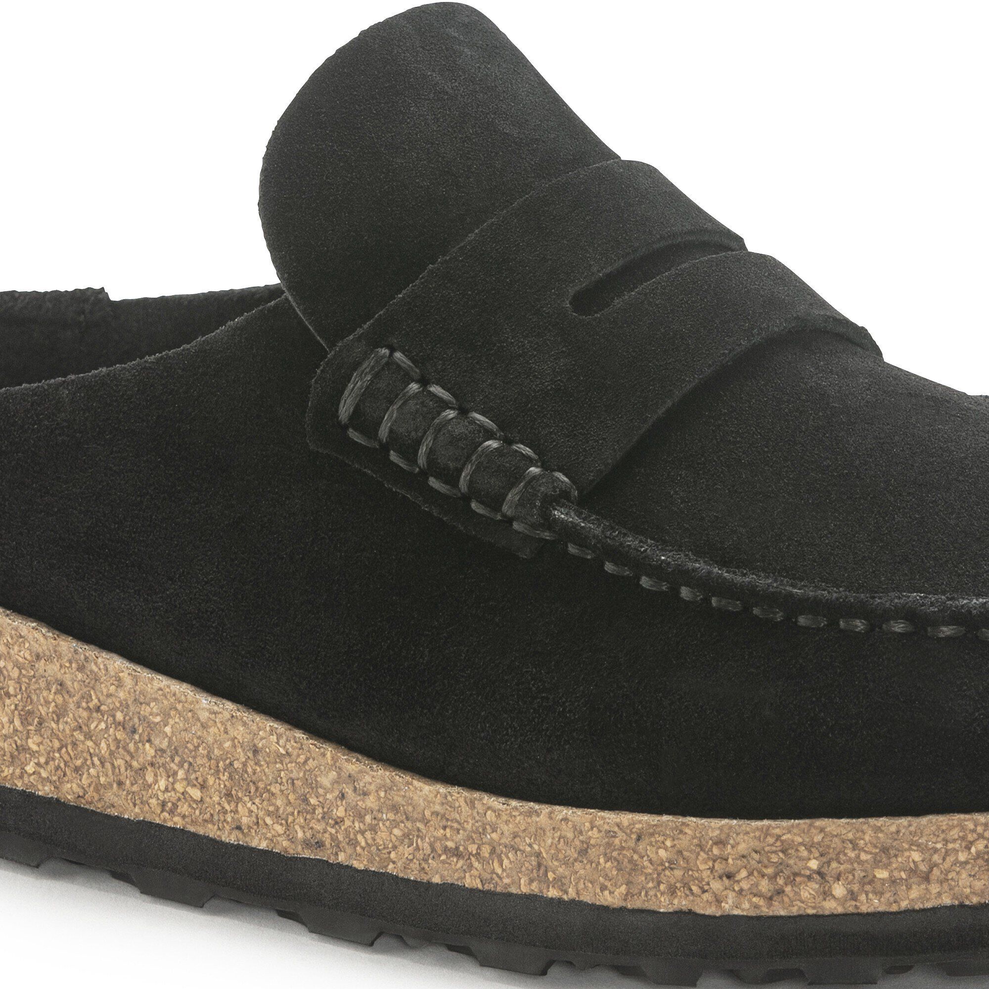 Naples Suede Leather Close-up view showing material detail