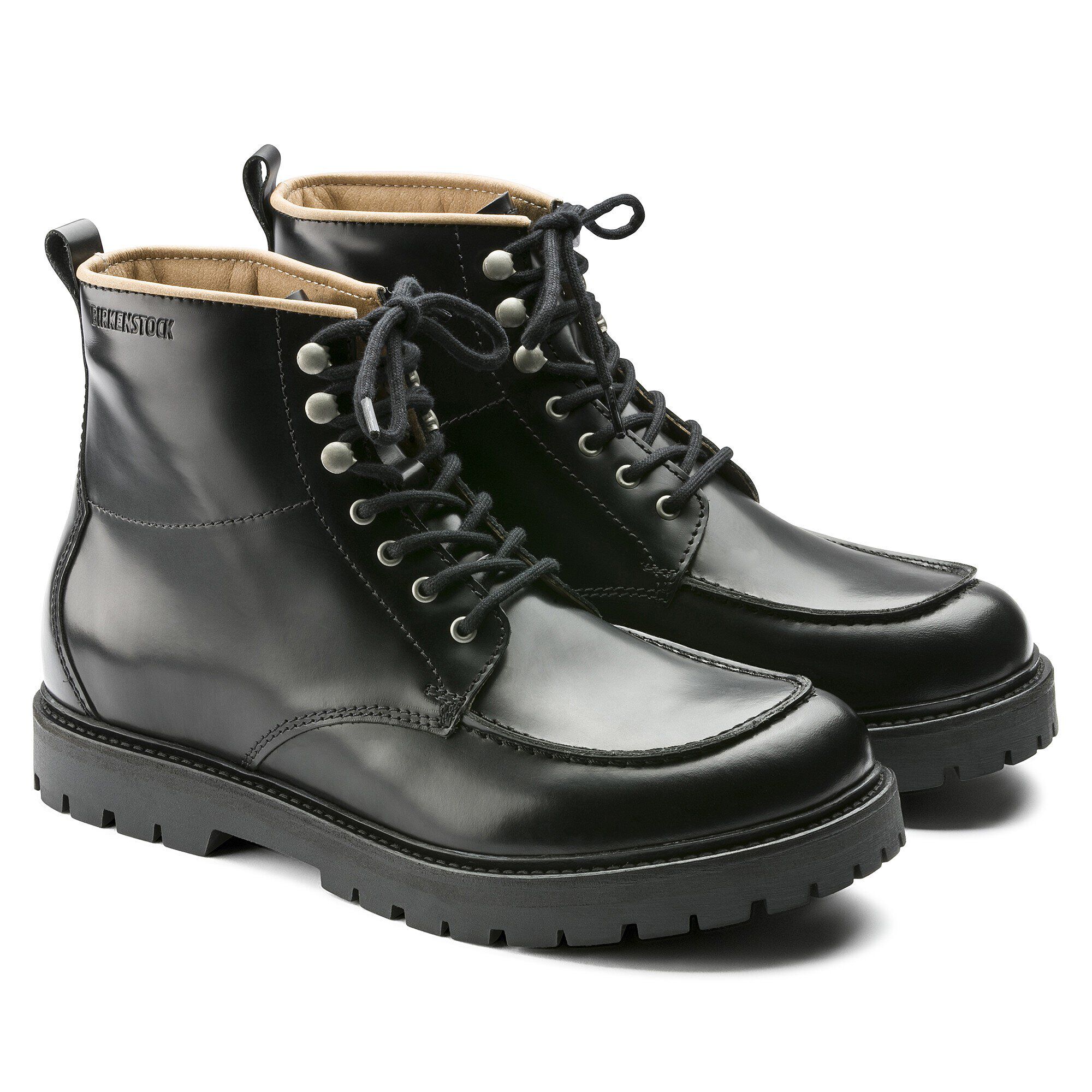 Trones/トローネス ナチュラルレザー - shown as a pair