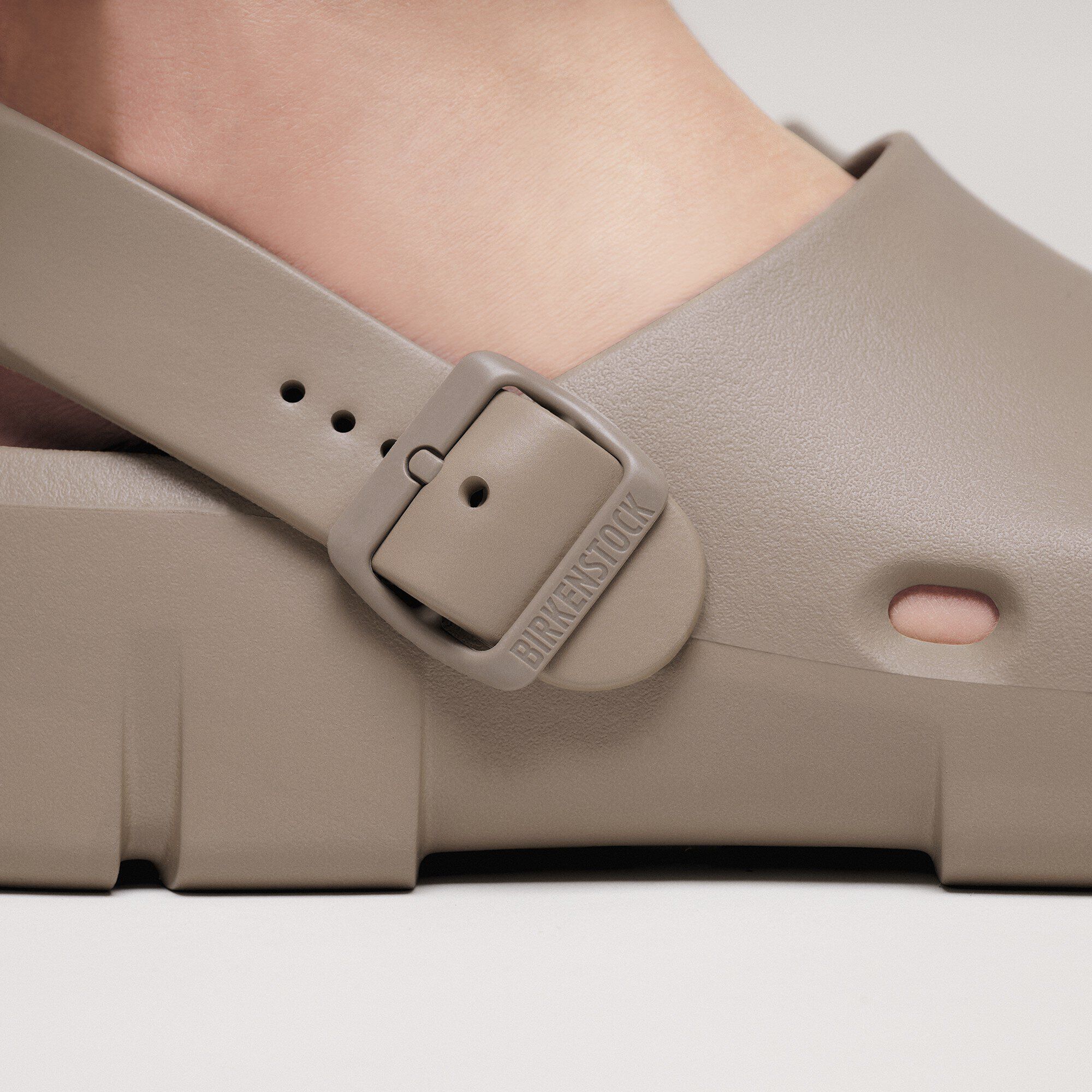 Birki Flow EVA Close-up with a male model