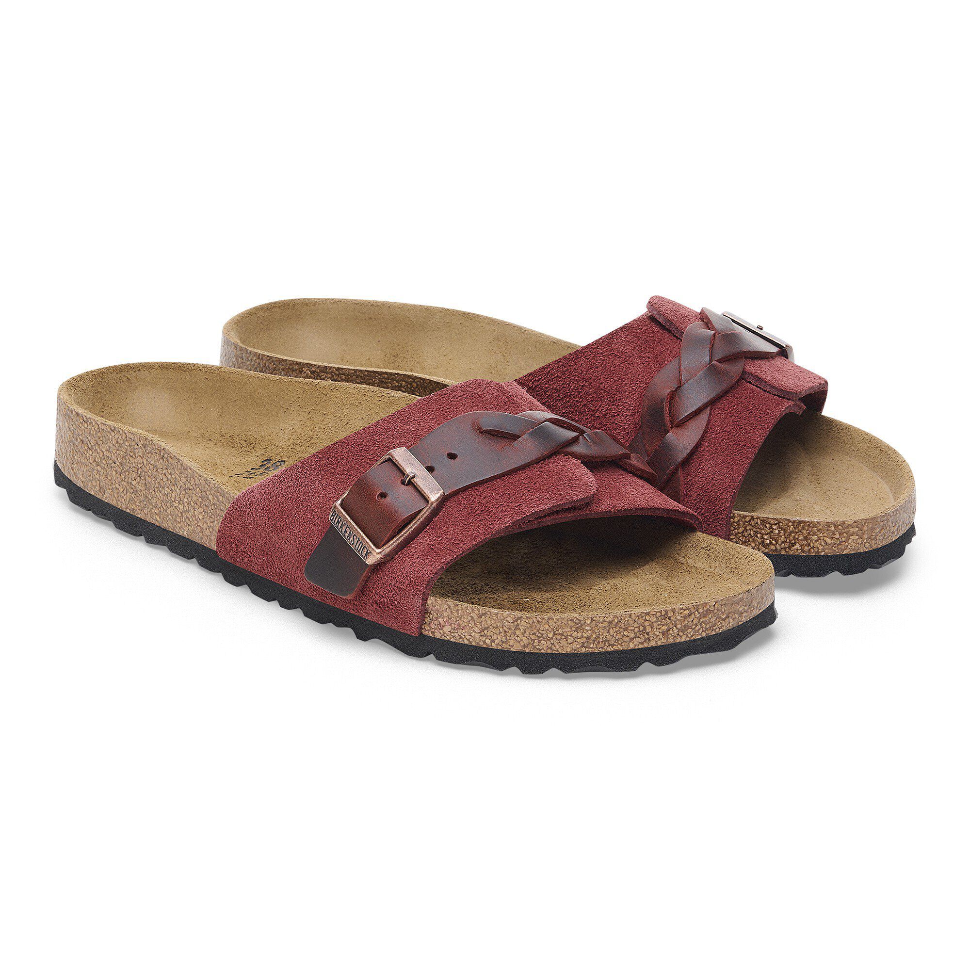 Oita Braided Suede Leather - shown as a pair