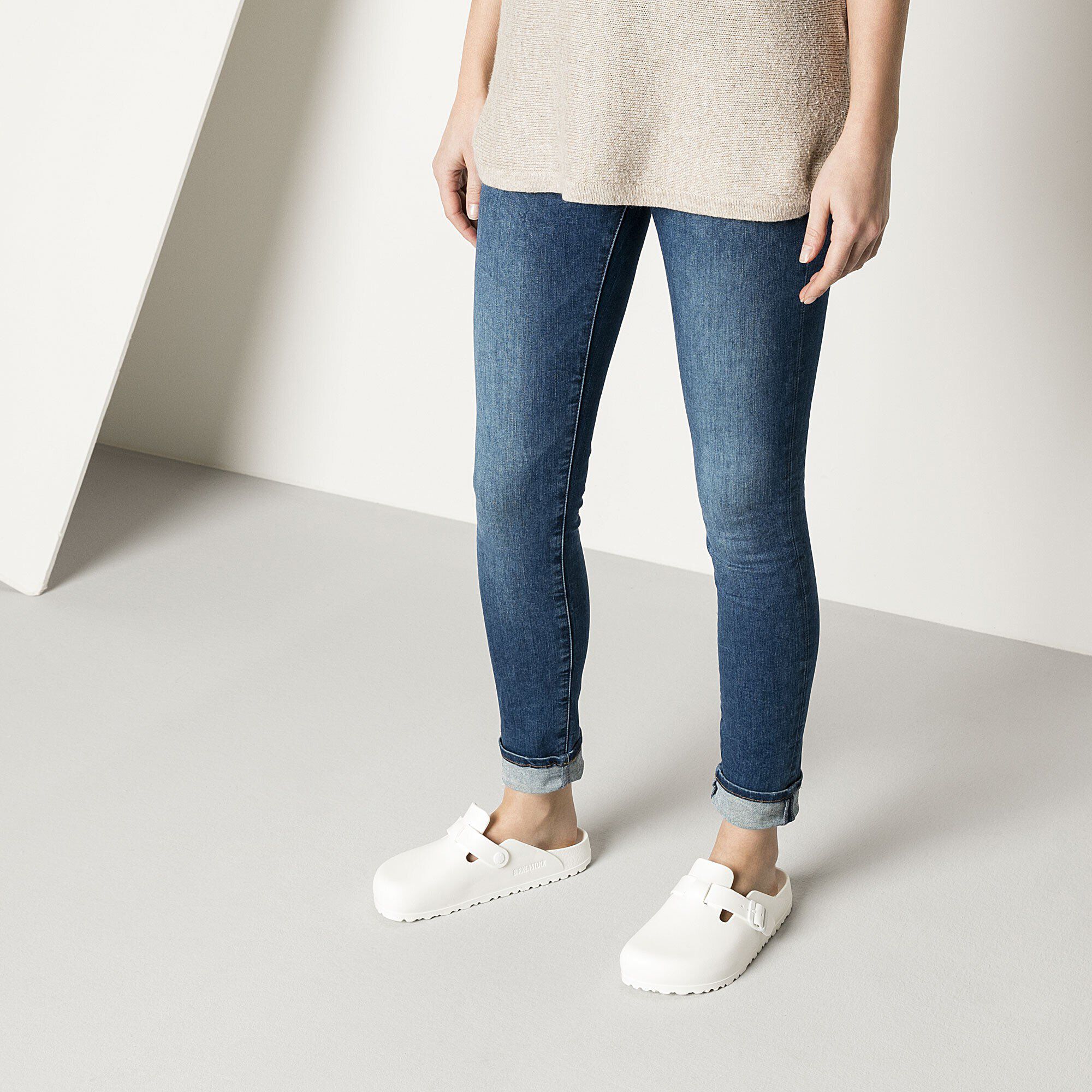 Boston EVA with a female model