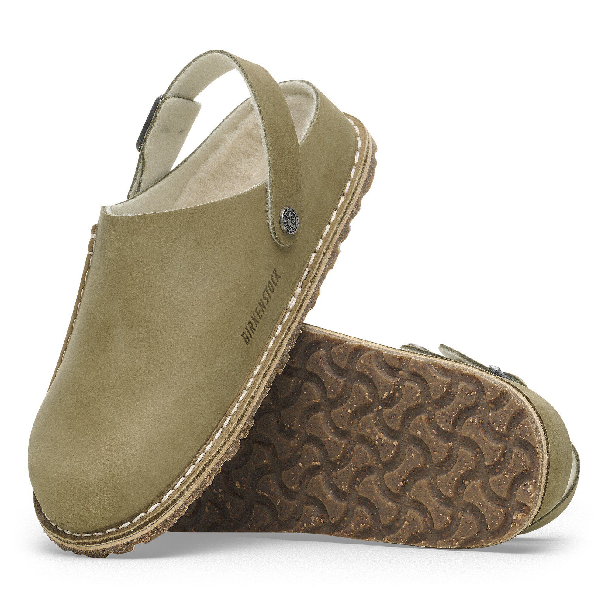 루트리 프리미엄 천연 가죽 누벅 with outer sole details