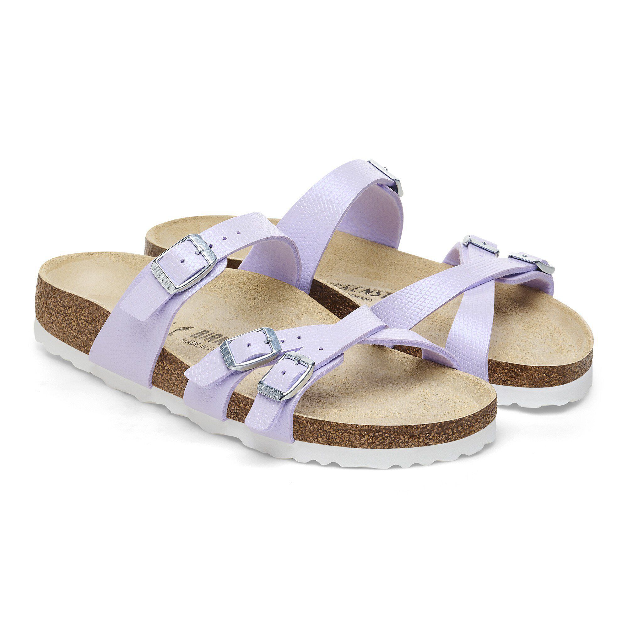 Franca Birko-Flor Embossed - shown as a pair