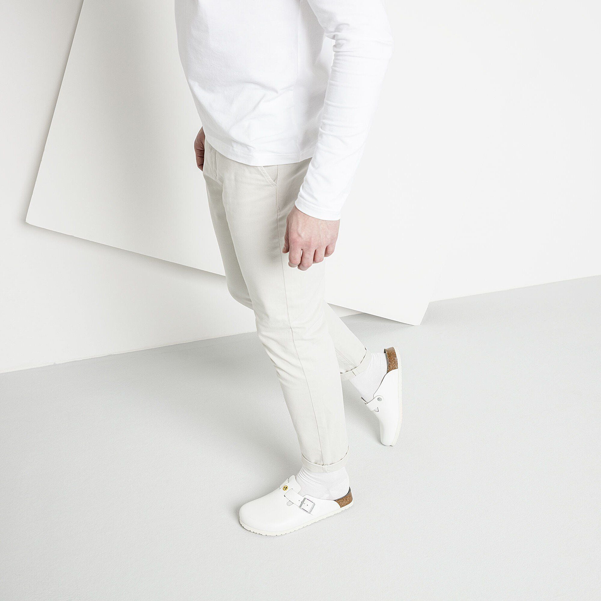   Close-up with a male model