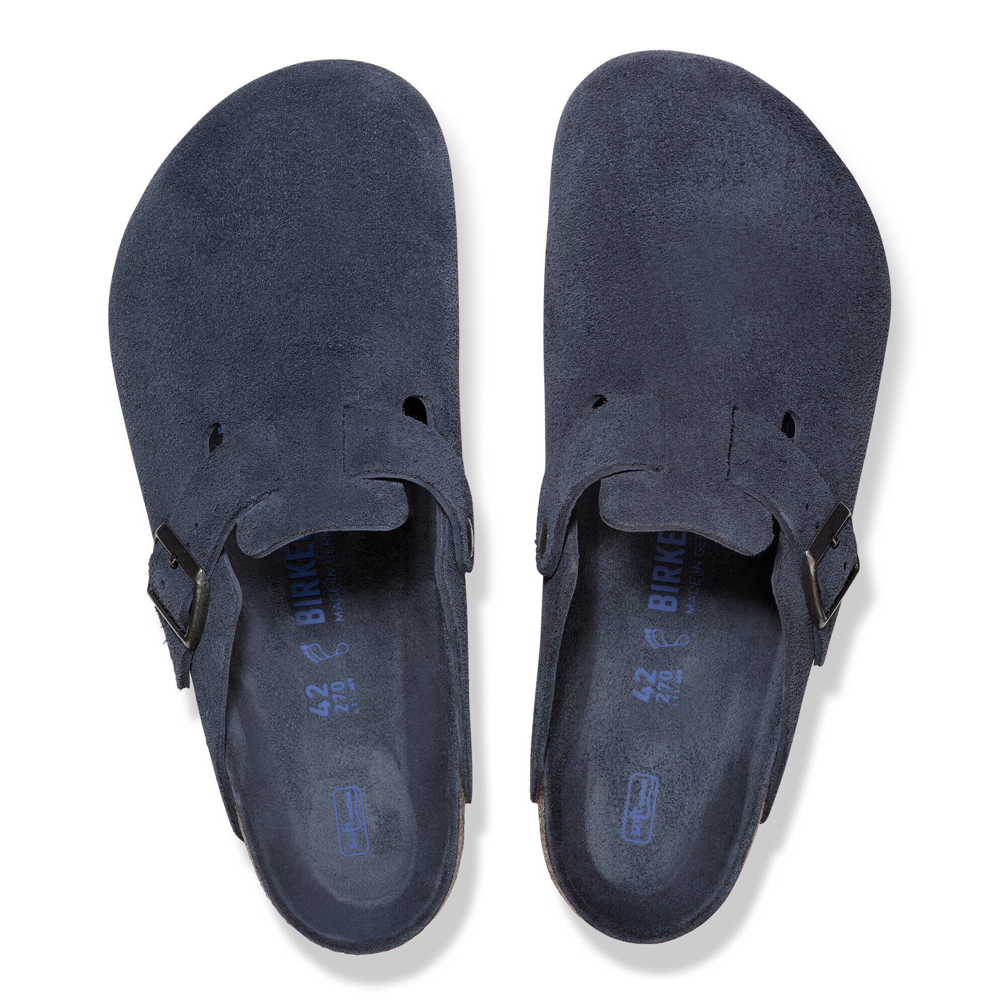 Boston Soft Footbed Suede Leather - a top view