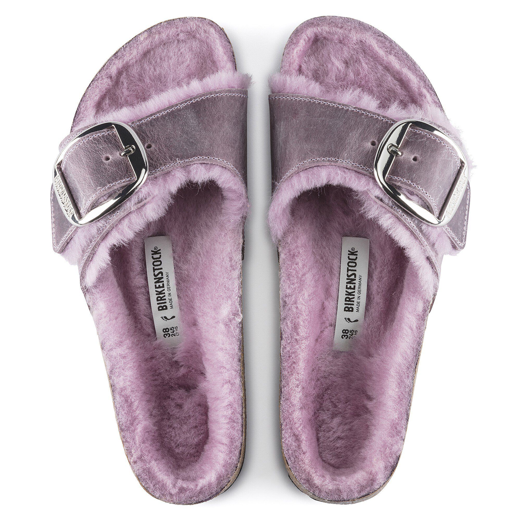 Madrid Big Buckle Shearling / マドリッド ビッグバックル シアリング オイルドナチュラルレザー - a top view