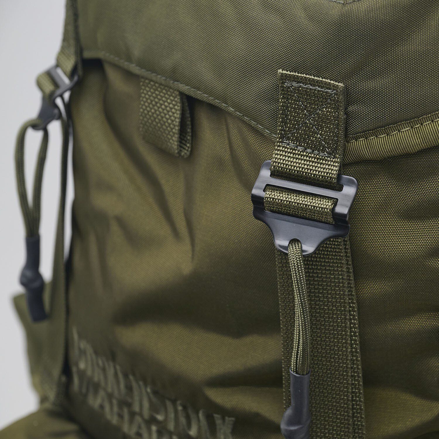 Maharishi Backpack Synthetik Close-up view showing material detail