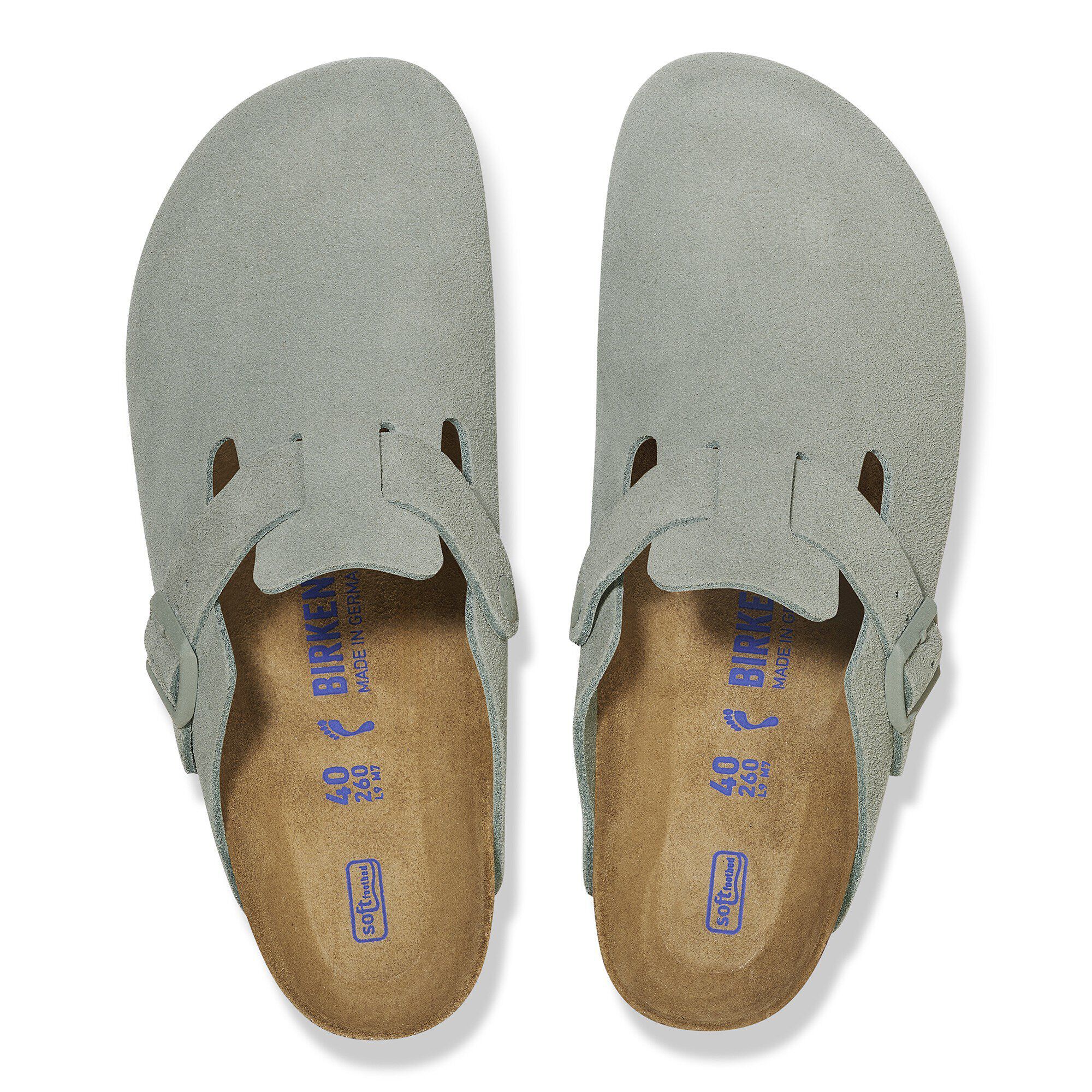 Boston Soft Footbed Suede Leather - a top view