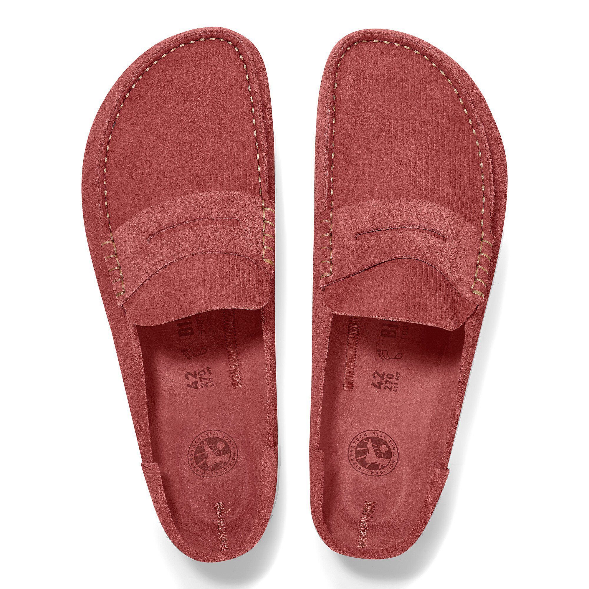 Naples Suede Leather - a top view