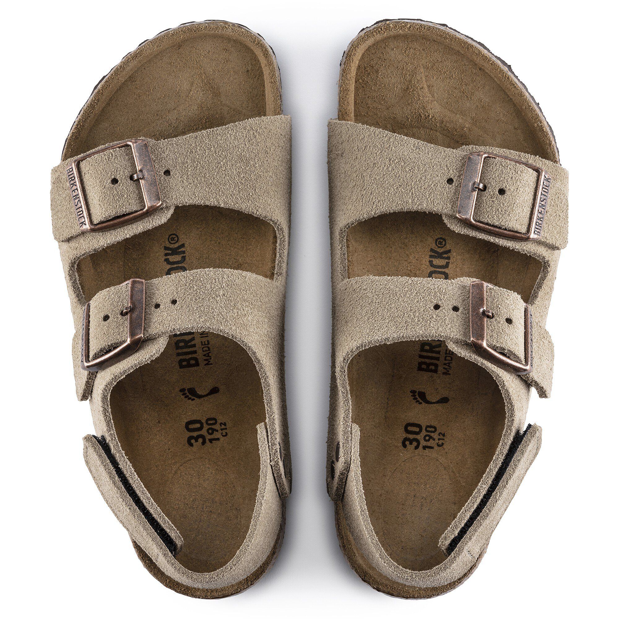 Milano HL Suede Kids Suede Leather - a top view