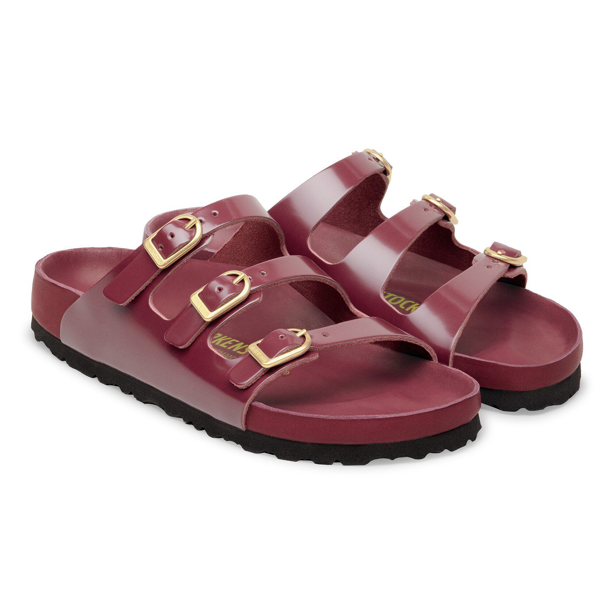 Florida Fresh Natural Leather Patent - shown as a pair