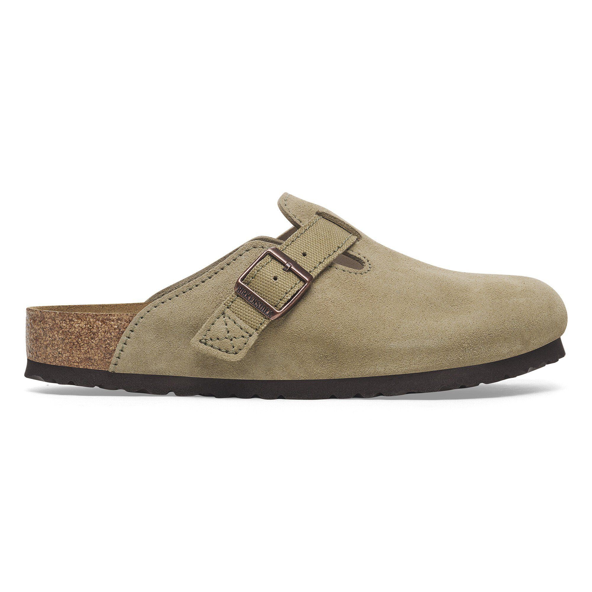 美品！ BIRKENSTOCK BOSTON VEGAN Boston Canvas / ボストン キャンバス」（天然繊維、フェイディッド