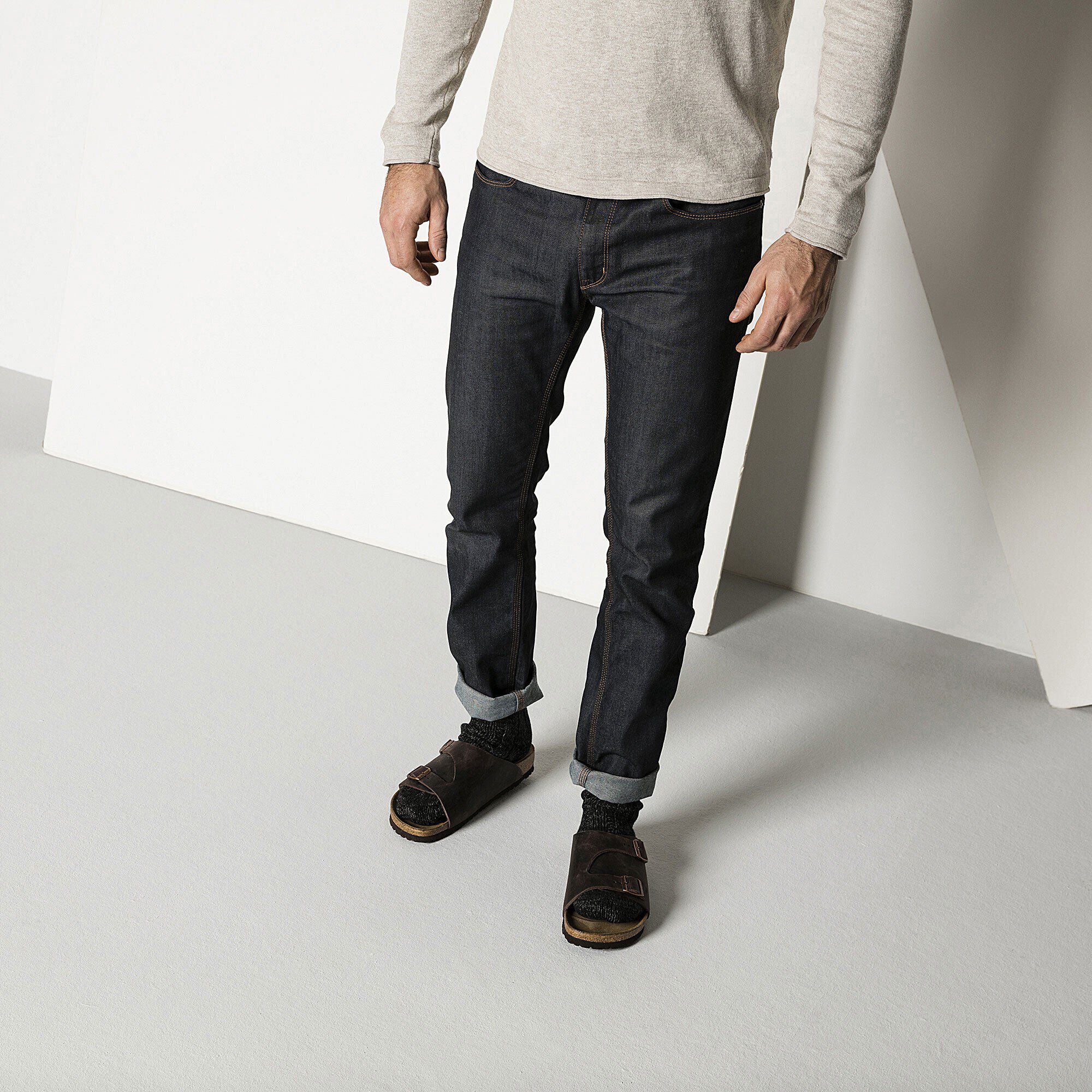   Close-up with a male model