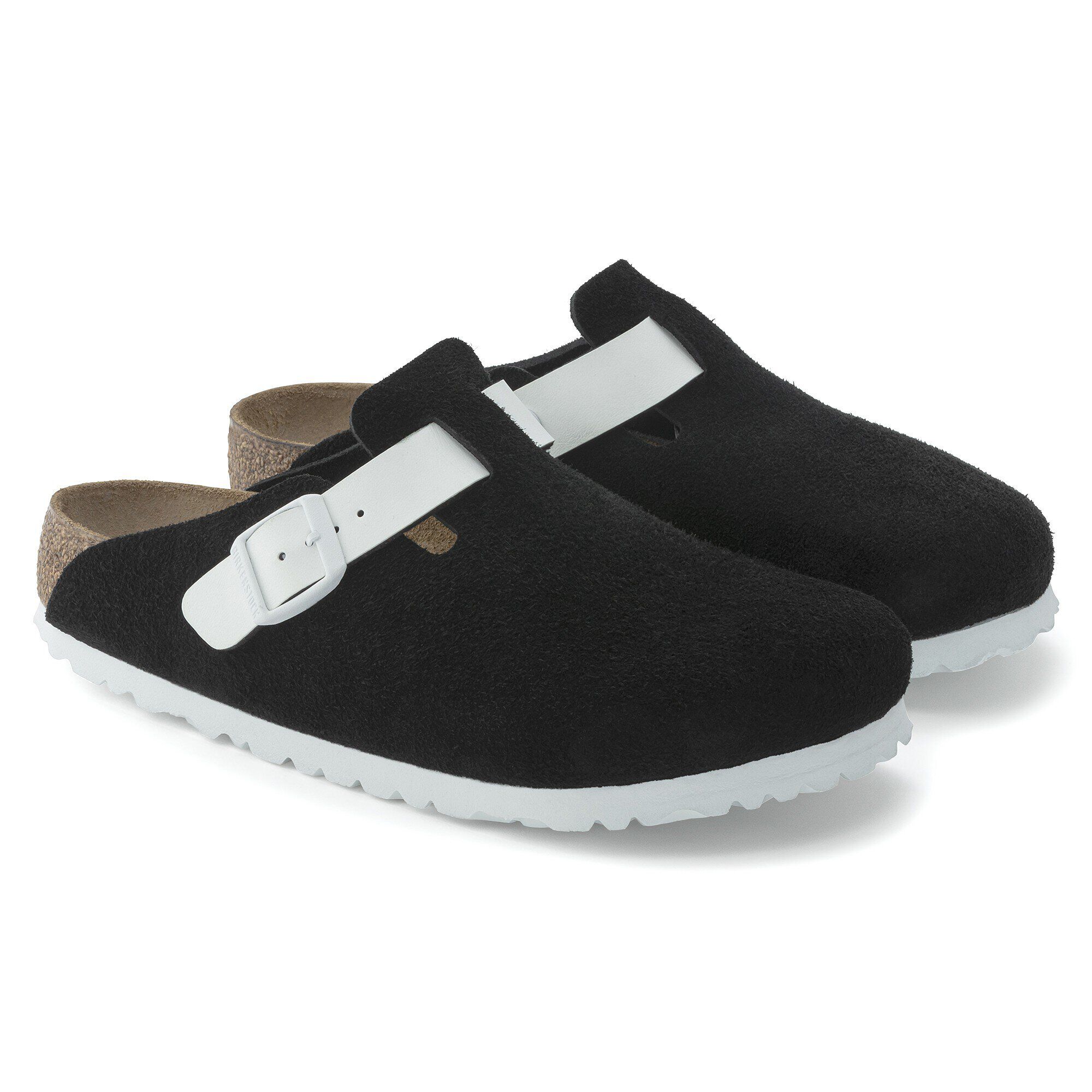 Boston Suede Leather/Birko-Flor - shown as a pair